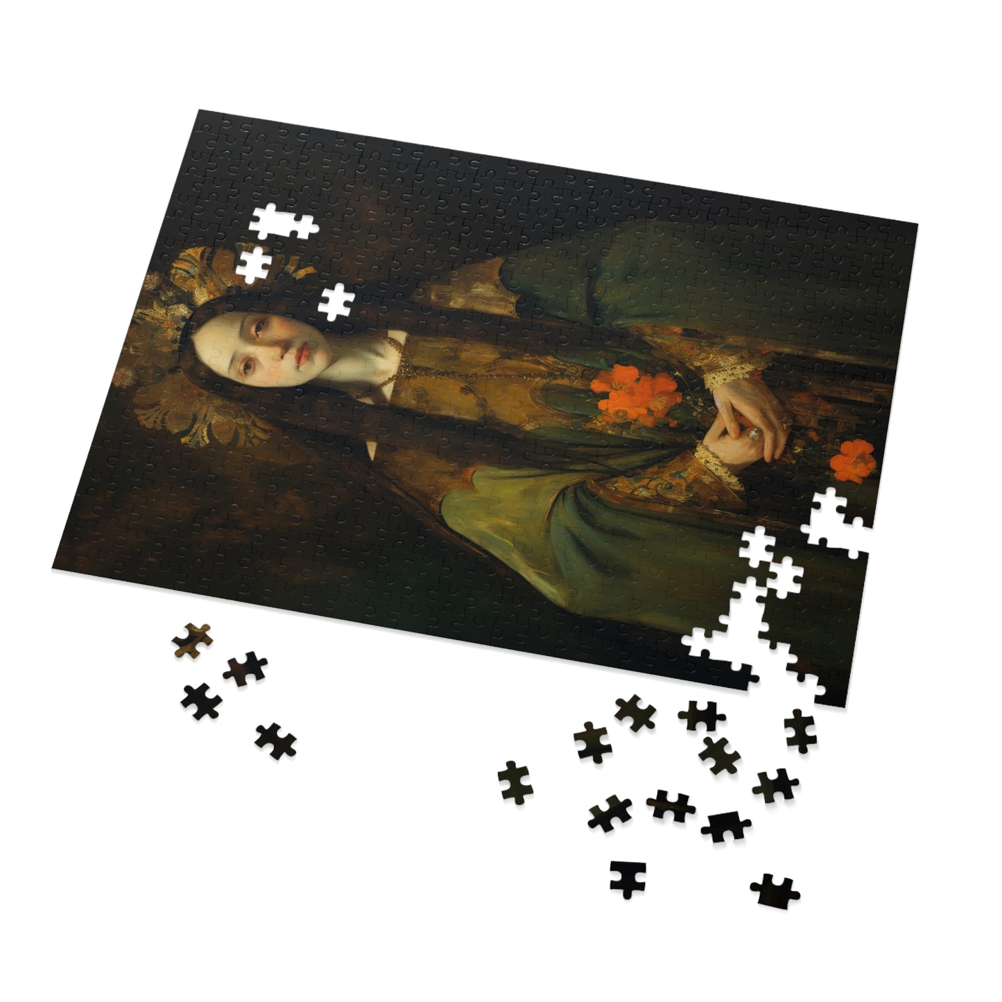Saint Elizabeth of Portugal - Puzzle and Keepsake Tin - Religious Jigsaw Puzzle (30, 110, 252, 500,1000-Piece) - Religious Puzzle