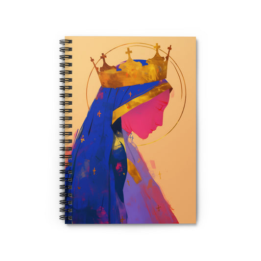 Mother Mary -  Source of Eternal Grace - Sanctified Souls Art - Religious - Spiral Notebook - Ruled Line - Catholic Religious art