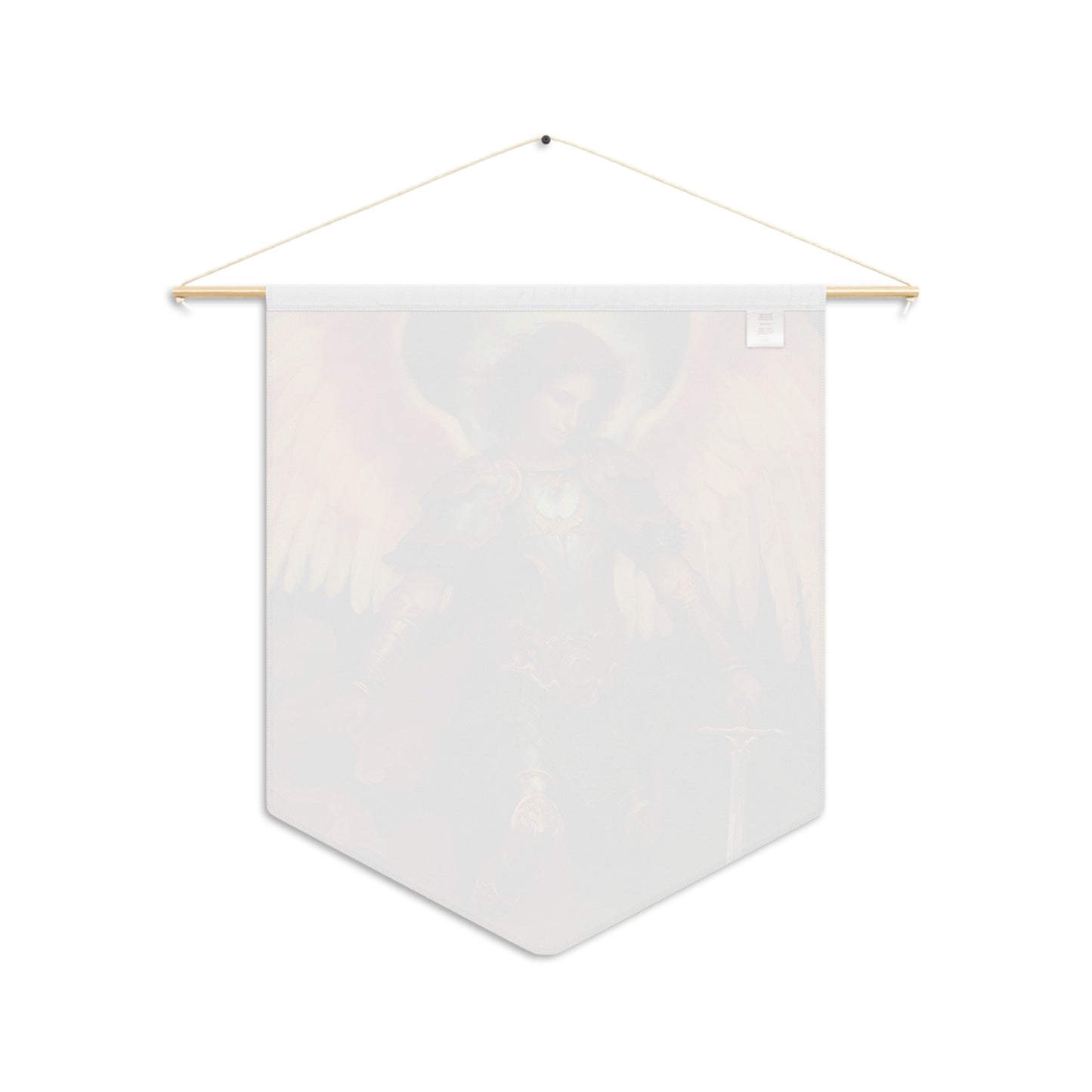 Saint Michael the Archangel Wall Banner / Wall Hanging - Prayer room art - Catholic Home Art - Large Saint Art for your home - 18" x 21"