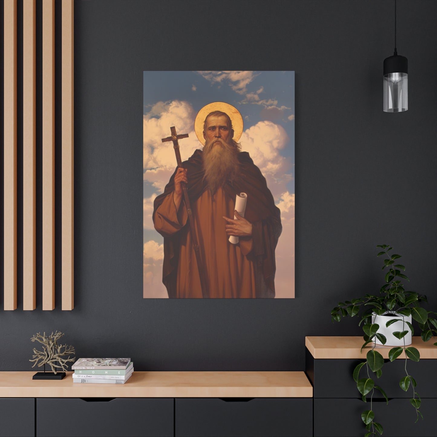 Saint Joannicus the Great / Loannikios of Mount Olympus - Gallery Wrapped Canvas - Print - Religious Art for your Home - Catholic Art Print