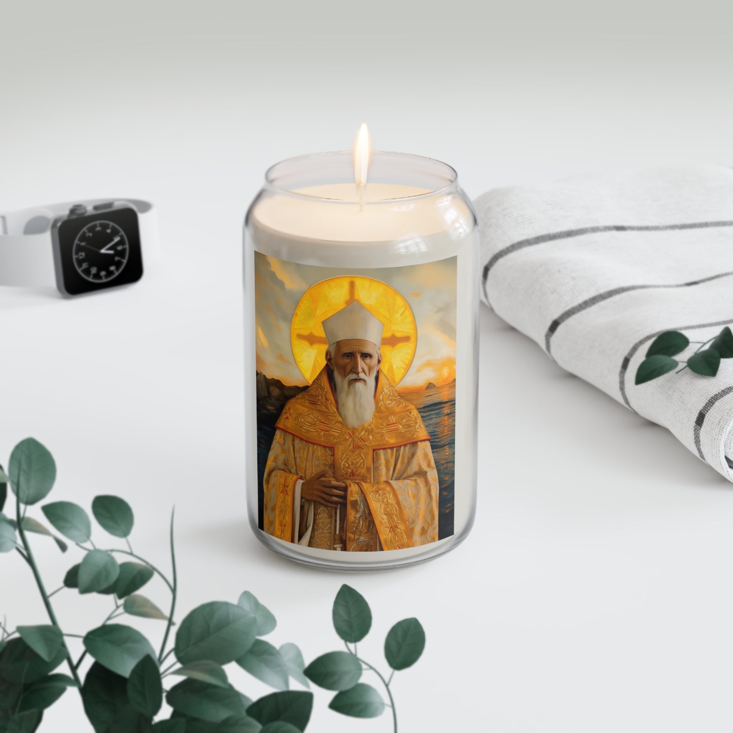 Saint Innocent of Alaska - Scented Prayer Candle, 13.75oz - Tall Size - Religious Prayer Candle - Catholic Art