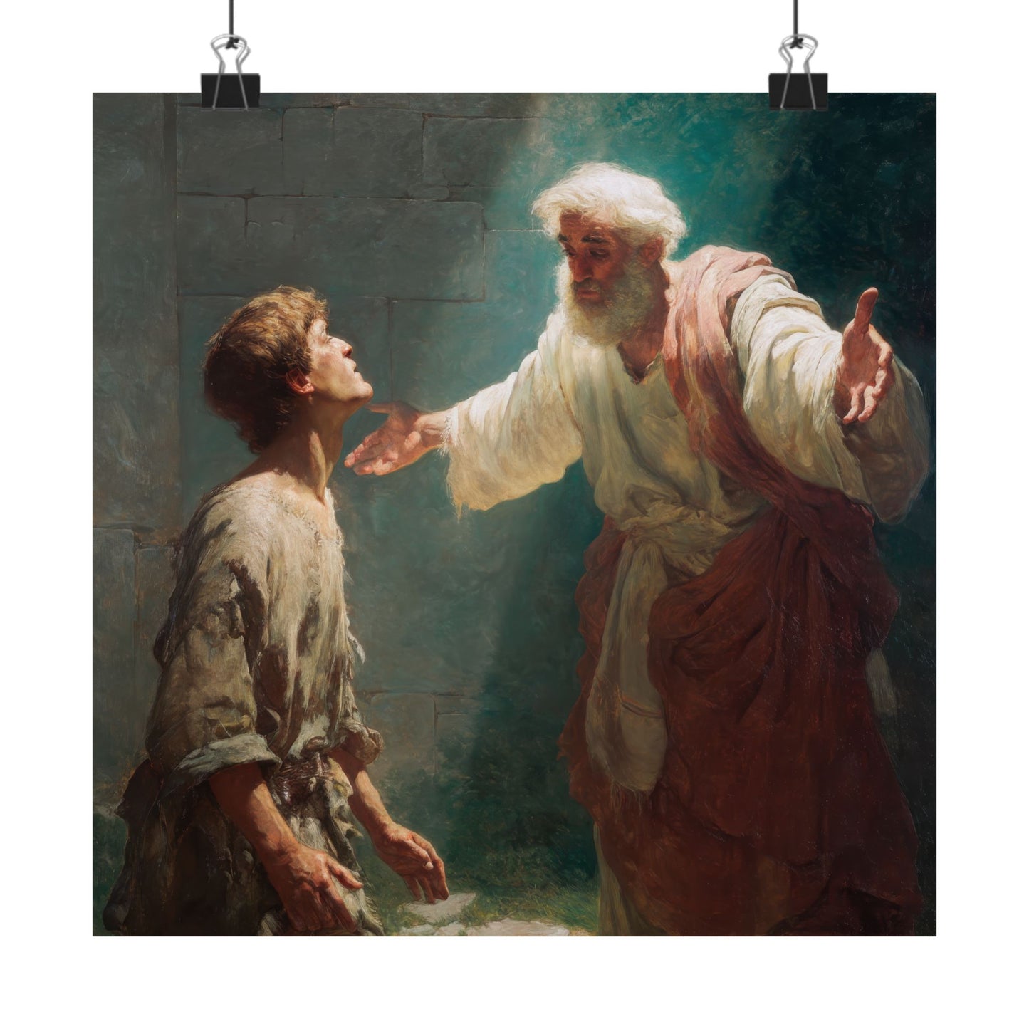 Homecoming of the Prodigal Son - Sanctified Souls Print - Multiple Sizes - Premium Matte Vertical Posters