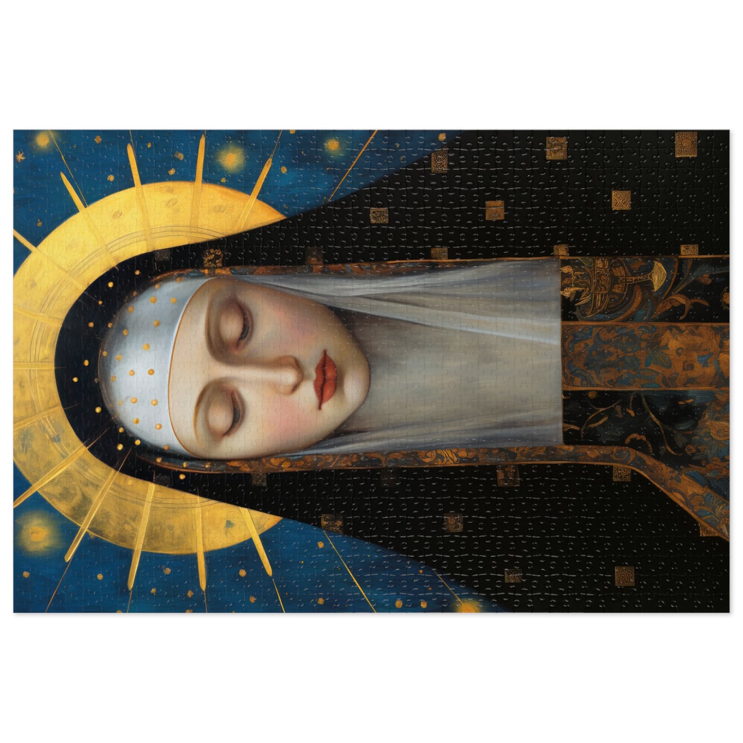 Saint Bridget of Sweden - Puzzle and Keepsake Tin - Religious Jigsaw Puzzle (30, 110, 252, 500,1000-Piece) - Religious Puzzle
