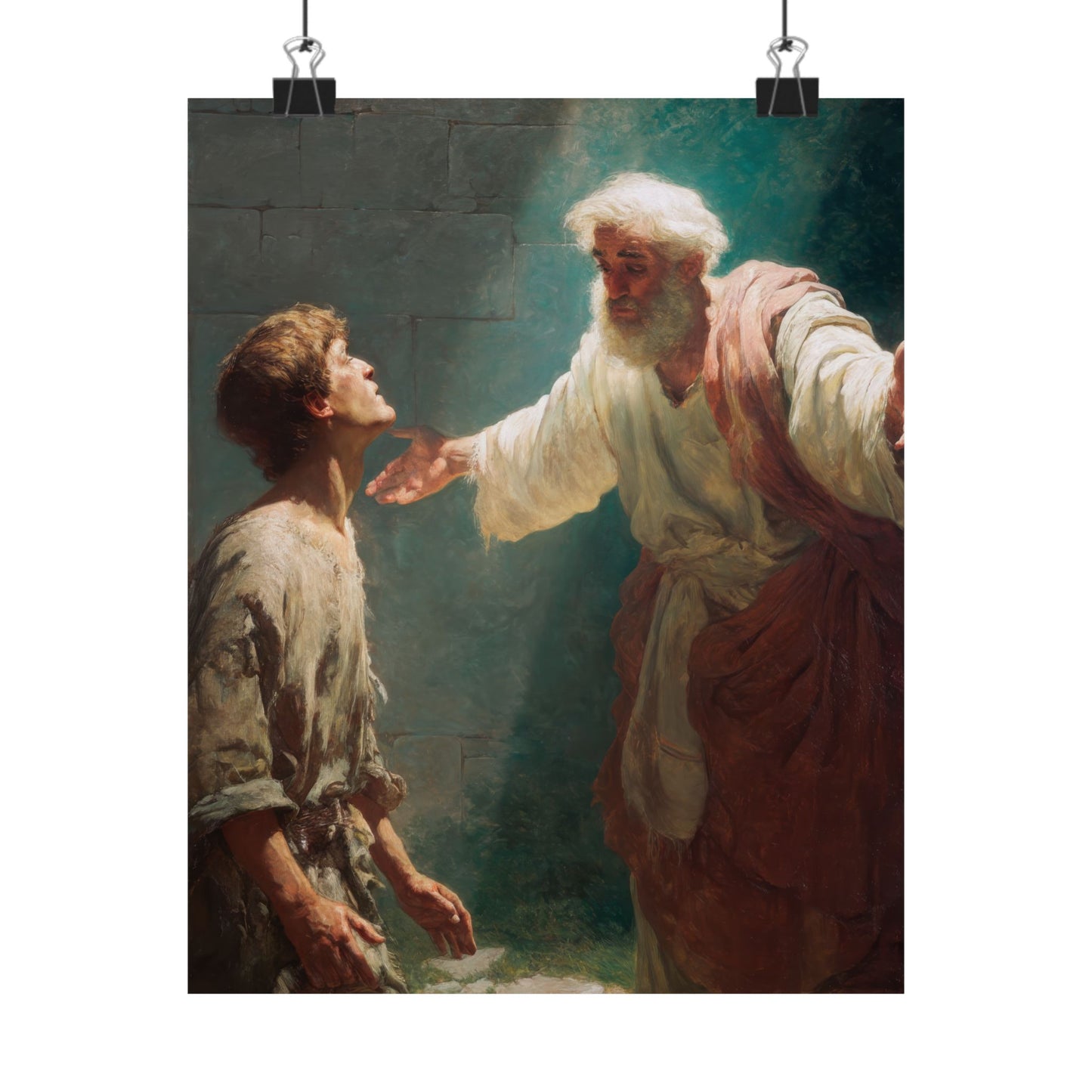 Homecoming of the Prodigal Son - Sanctified Souls Print - Multiple Sizes - Premium Matte Vertical Posters