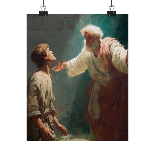 Homecoming of the Prodigal Son - Sanctified Souls Print - Multiple Sizes - Premium Matte Vertical Posters