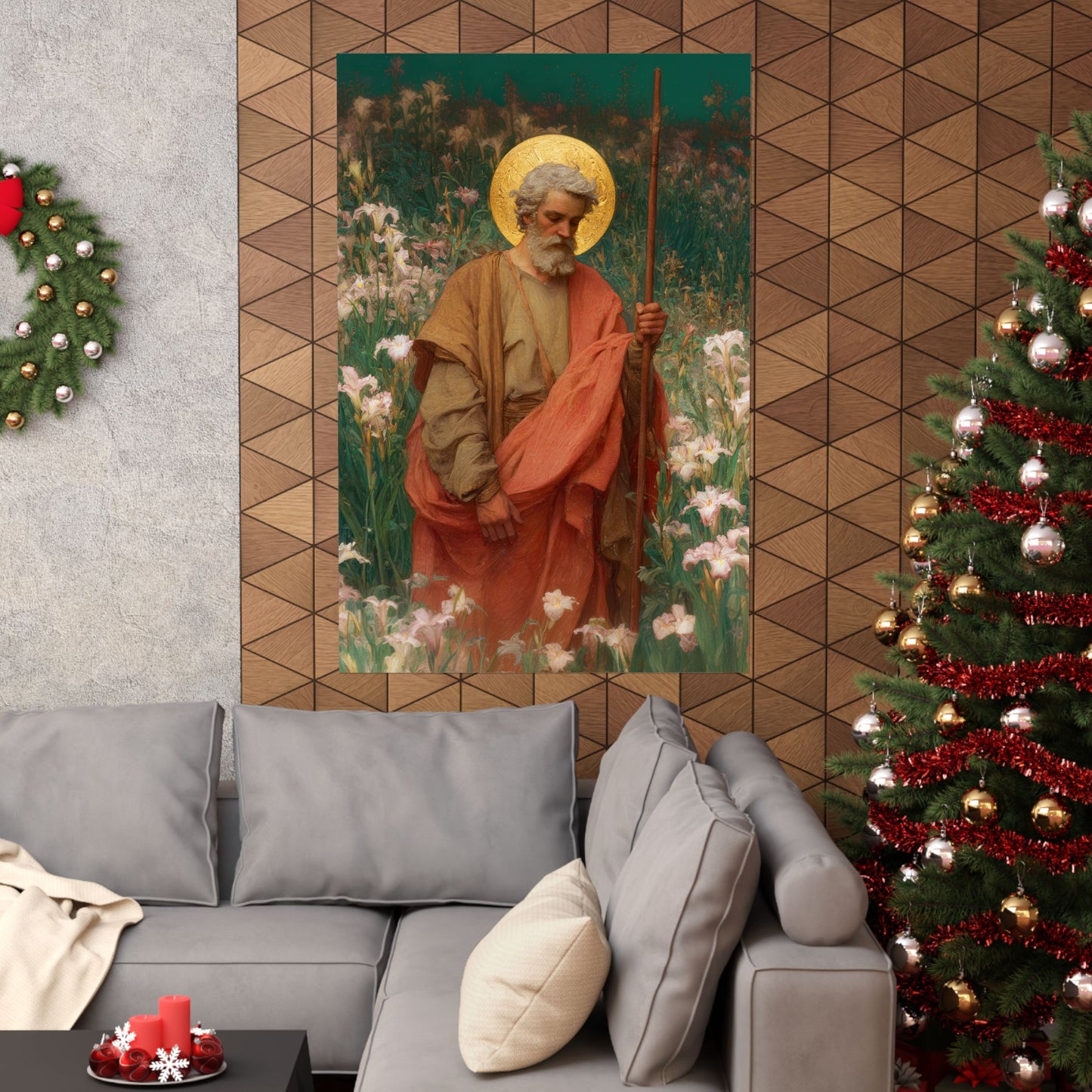 Saint James the Lesser  - Sanctified Souls Print - Multiple Sizes - Premium Posters - Catholic Art - Christian Home Decor Artwork