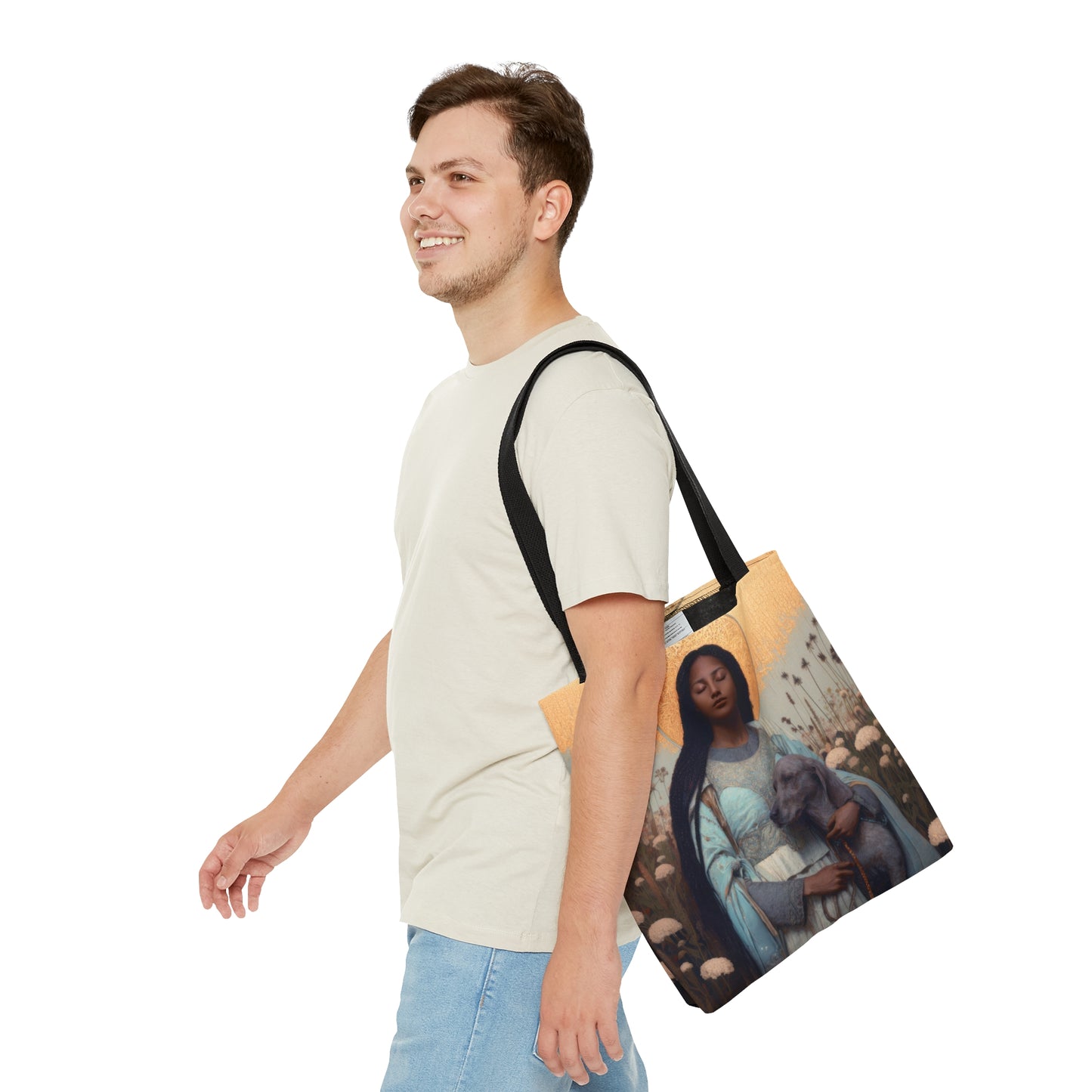 Saint Quiteria - Tote Bag - Large Medium Small Faith Art Bag - Catholic Faith Purse