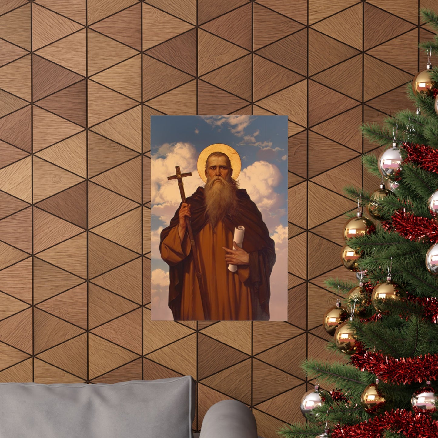 Saint Joannicus the Great / Loannikios of Mount Olympus - Sanctified Souls Print - Multiple Sizes - Premium Matte Vertical Posters