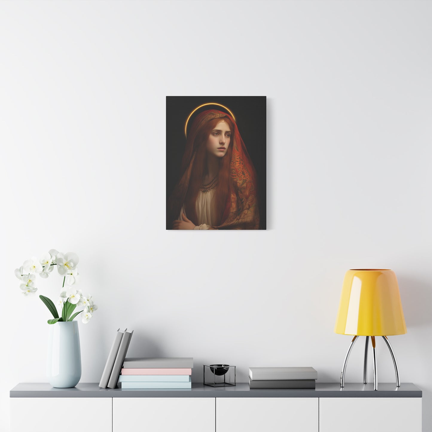 The Beloved Disciple - Mary Magdalene's Devotion - Museum Wrapped Canvas - Sanctified Souls Print - Religious Art for your Home
