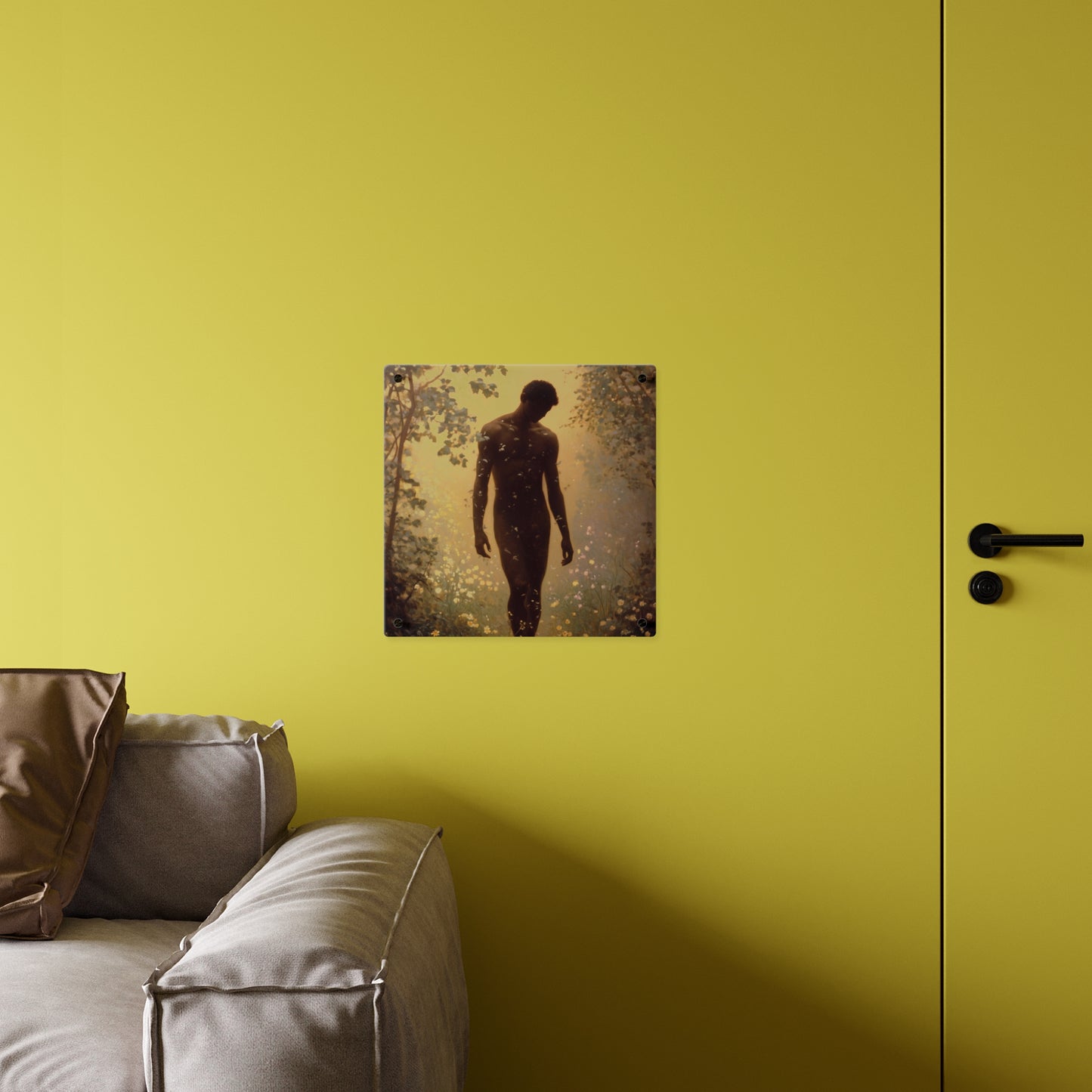 Saint Adam Wall Art Panel - Ready to Hang Acrylic Print - Catholic Saint Art - Patron Saint Print - No Frame needed