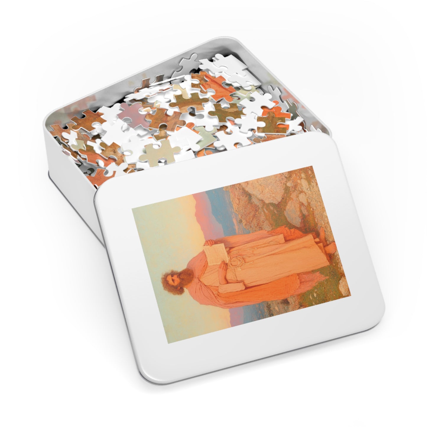 Obadiah - Keeper of the Lord's Warning and Mercy - Puzzle & Keepsake Tin - Religious Jigsaw Puzzle (30, 110, 252, 500,1000-Piece)