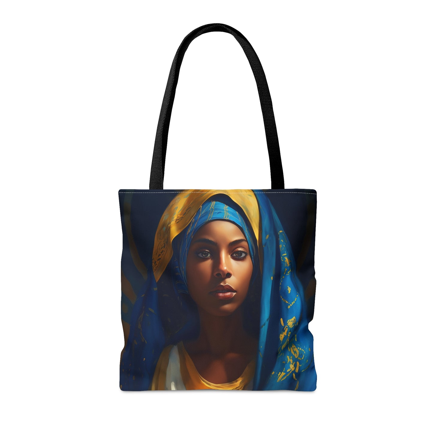 Mary the Blessed Virgin Tote Bag - Catholic faith inspired carry-all purse - day to day bag - Mary the Blessed Virgin - Double Sided