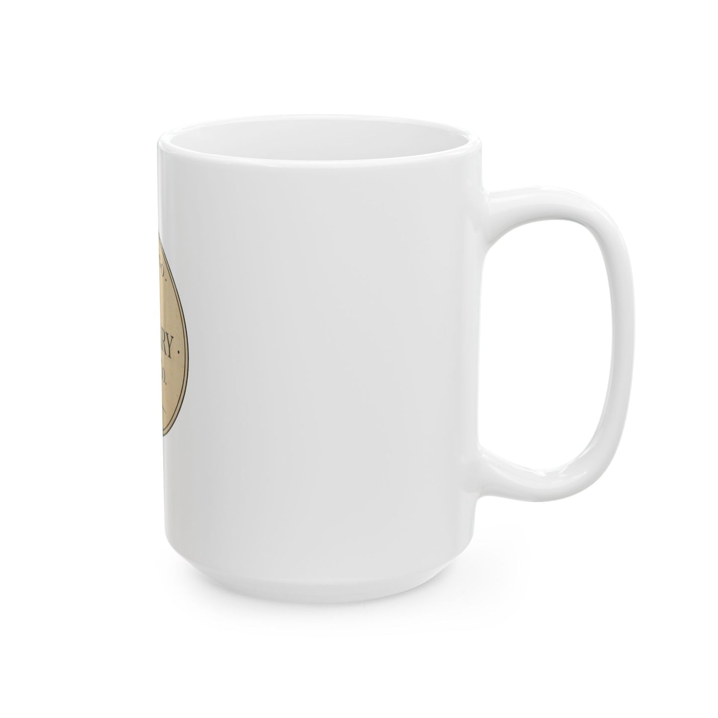 St. Drogo - The Solitary Cup Co. Ceramic Mug, (11oz, 15oz) - White Ceramic Coffee Cup