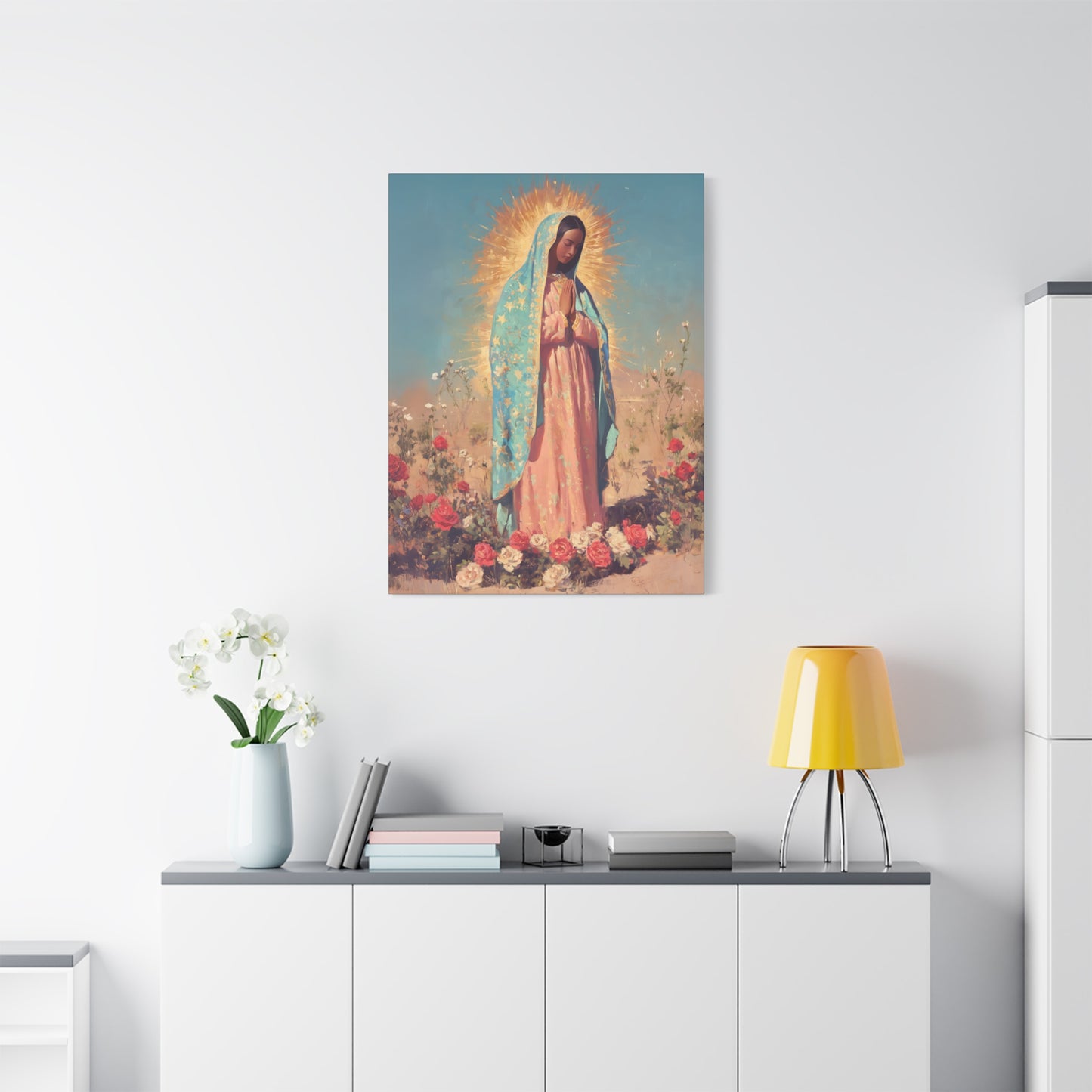Our Lady of Guadalupe - Gallery Wrapped Canvas - Print - Religious Art for your Home - Catholic Art