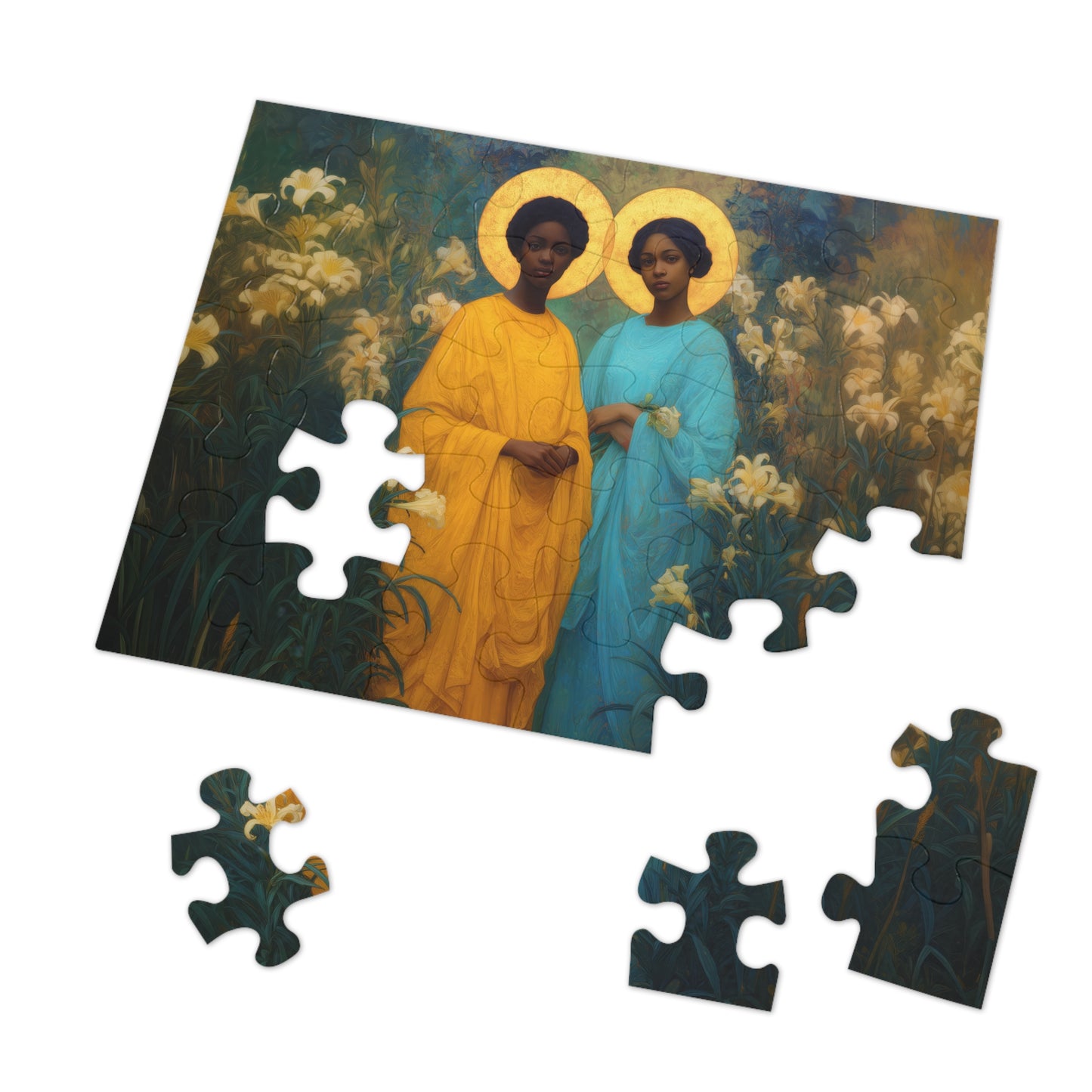 Saint Perpetua and Saint Felicity - Puzzle and Keepsake Tin - Religious Jigsaw Puzzle (30, 110, 252, 500,1000) - Gift for Catholic Families