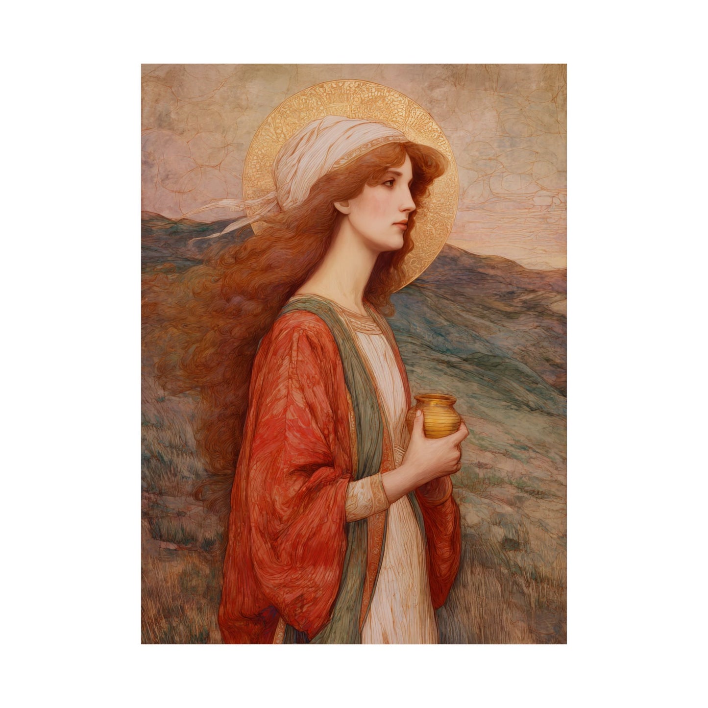 Saint Joanna - Sanctified Souls Print - Multiple Sizes - Premium Matte Vertical Posters