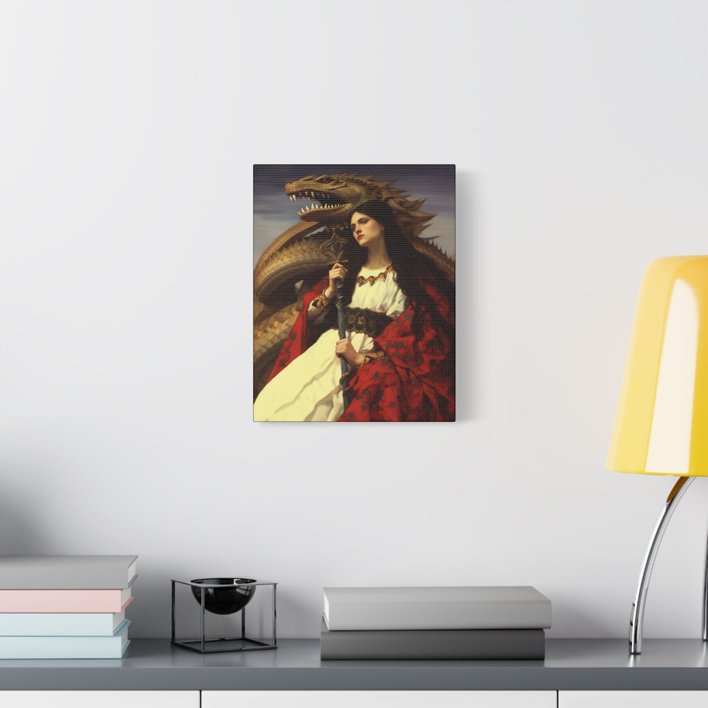 Saint Martha of Bethany Canvas Print - Multiple Sizes - Catholic Home art - Museum Wrapped Canvas - Sanctified Souls Print