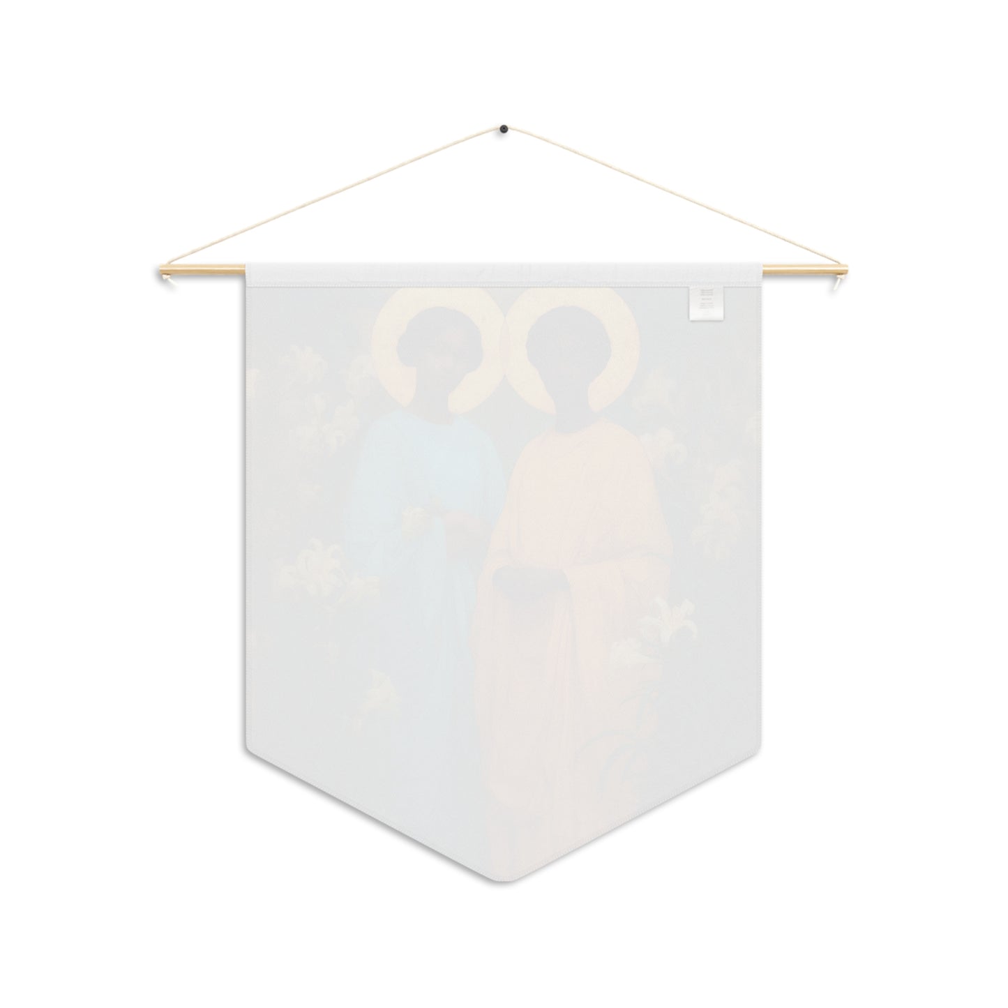 Saint Perpetua and Saint Felicity Pennant / Banner / Wall Hanging - Prayer room art - 18" x 21" - Catholic - Large Banner