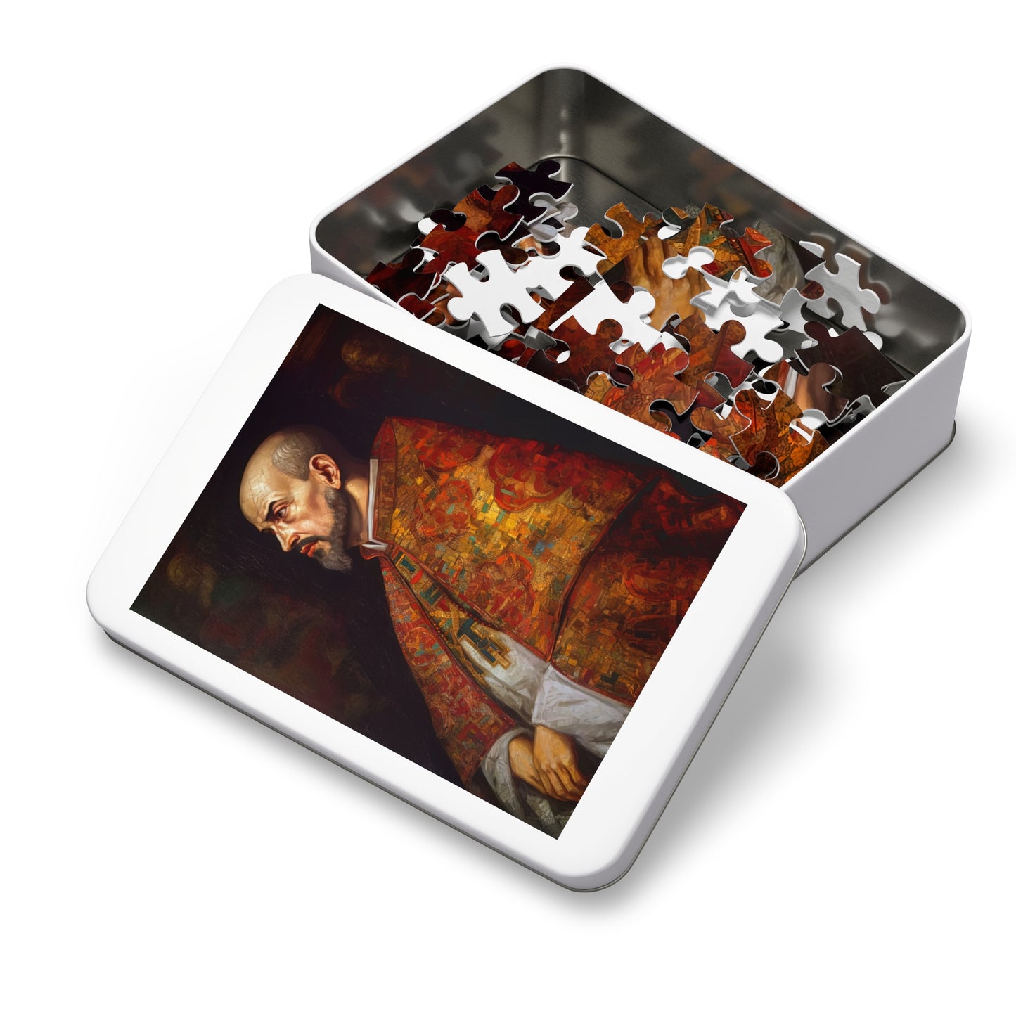 Saint Ignatius - Puzzle and Keepsake Tin - Religious Jigsaw Puzzle (30, 110, 252, 500,1000-Piece) - Religious Puzzle