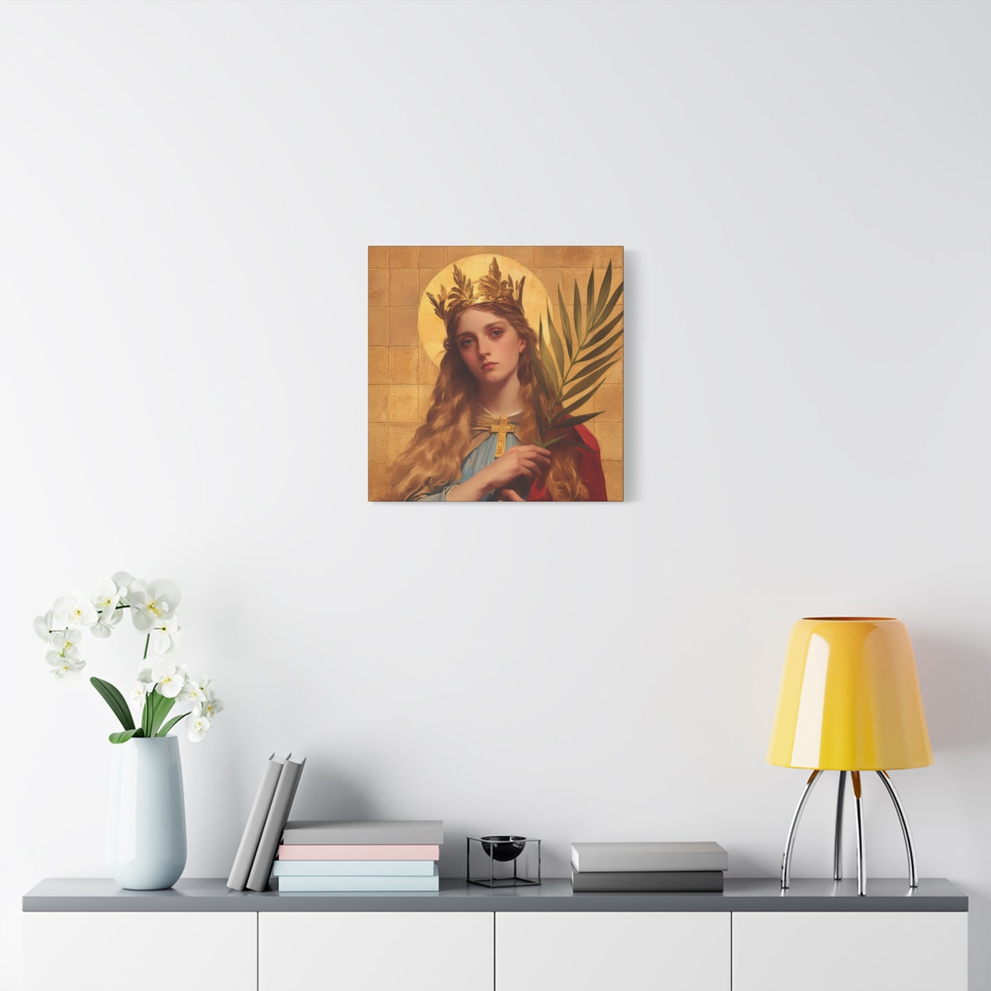 Saint Agrippina - Gallery Wrapped Canvas - Print - Religious Art for your Home - Catholic Art