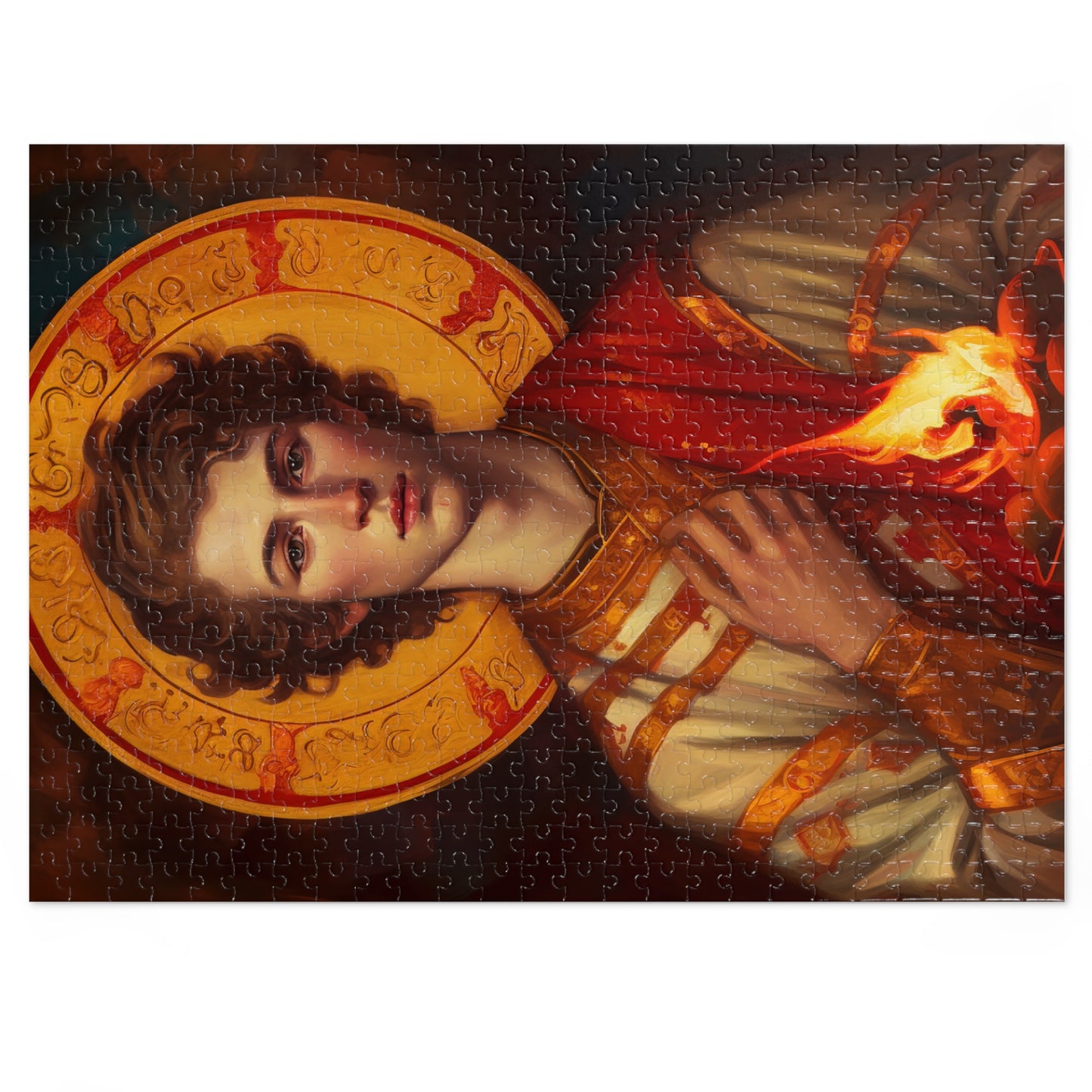 Saint Lawrence - Puzzle and Keepsake Tin - Religious Jigsaw Puzzle (30, 110, 252, 500,1000-Piece) - Religious Puzzle