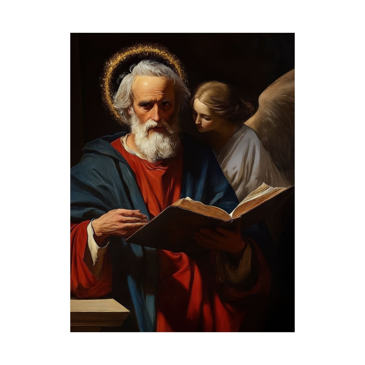 Saint Matthew the Apostle - Sanctified Souls Print - Multiple Sizes - Premium Matte Vertical Posters