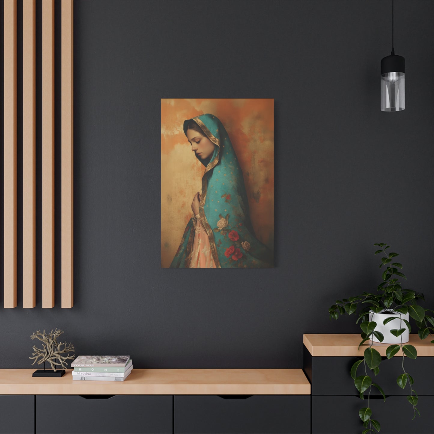 Our Lady of Guadalupe - Gallery Wrapped Canvas - Print - Religious Art for your Home - Catholic Art