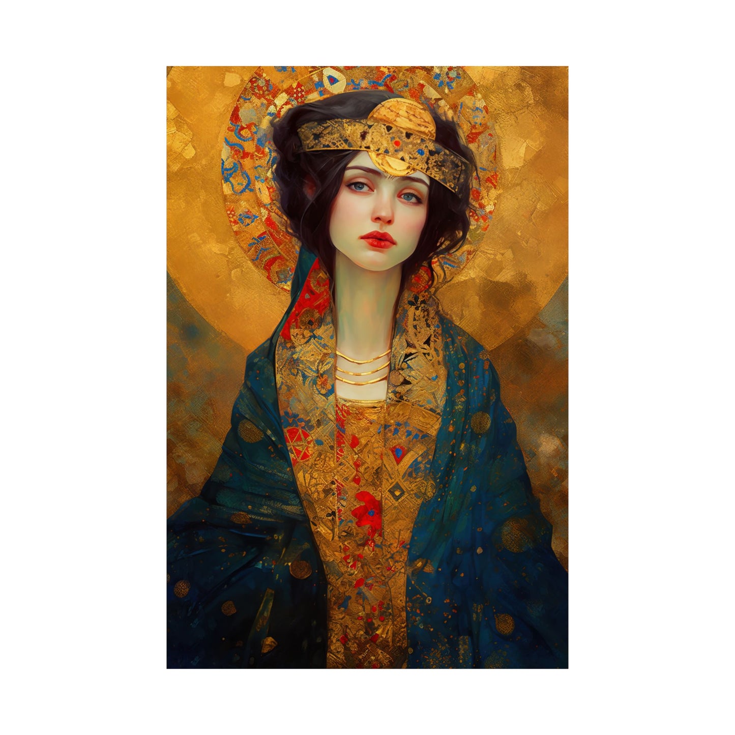 Saint Helena - Sanctified Souls Print - Multiple Sizes - Premium Matte Vertical Posters