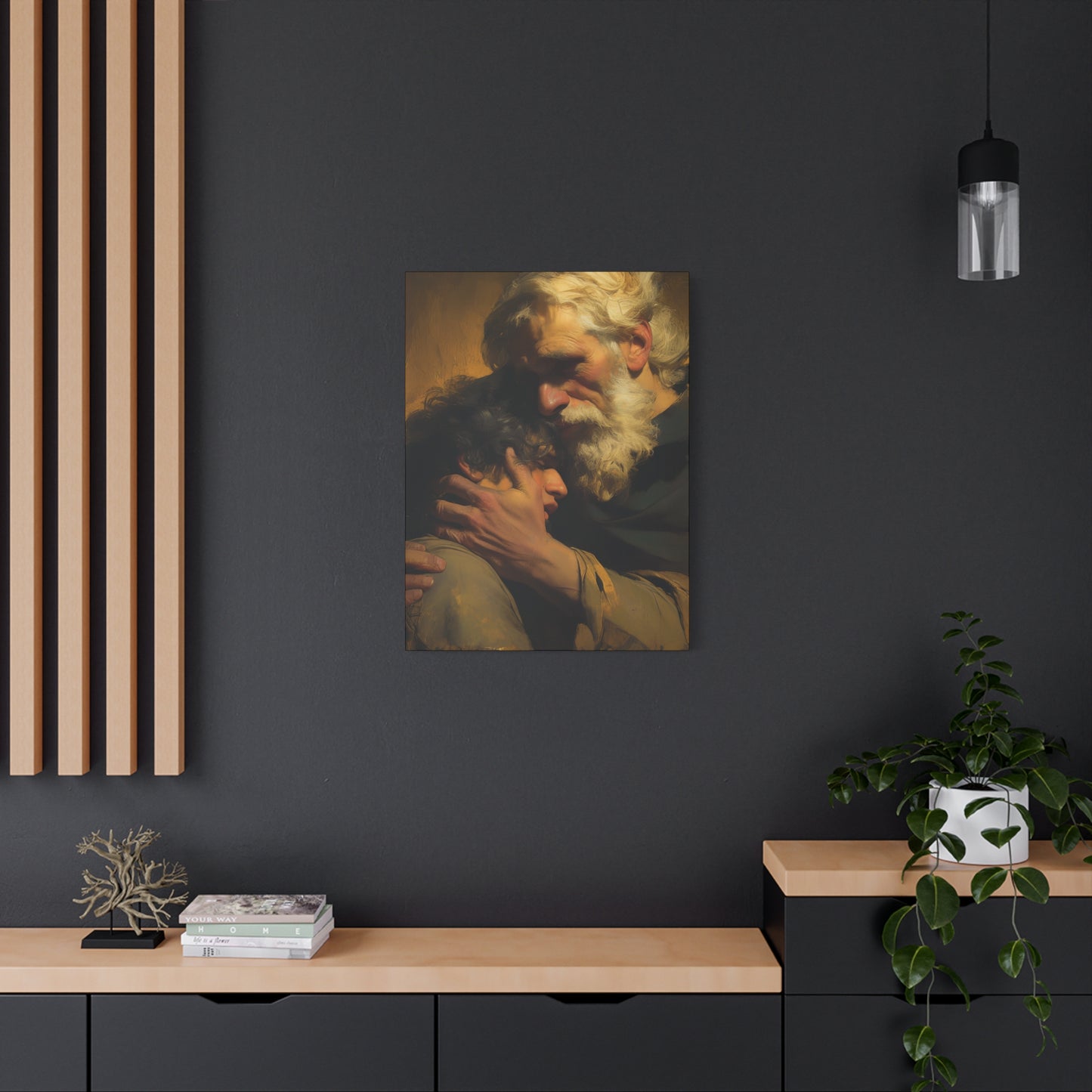 The Return of the Prodigal Son - Gallery Wrapped Canvas - Print - Religious Art for your Home - Catholic Art Print