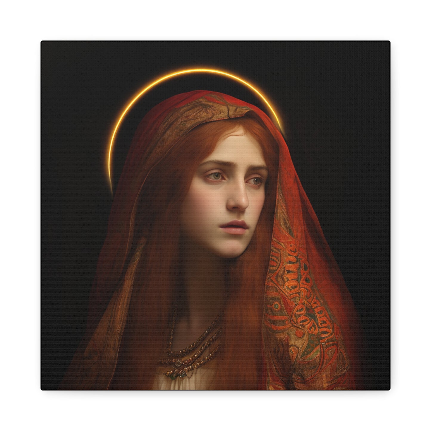 The Beloved Disciple - Mary Magdalene's Devotion - Museum Wrapped Canvas - Sanctified Souls Print - Religious Art for your Home