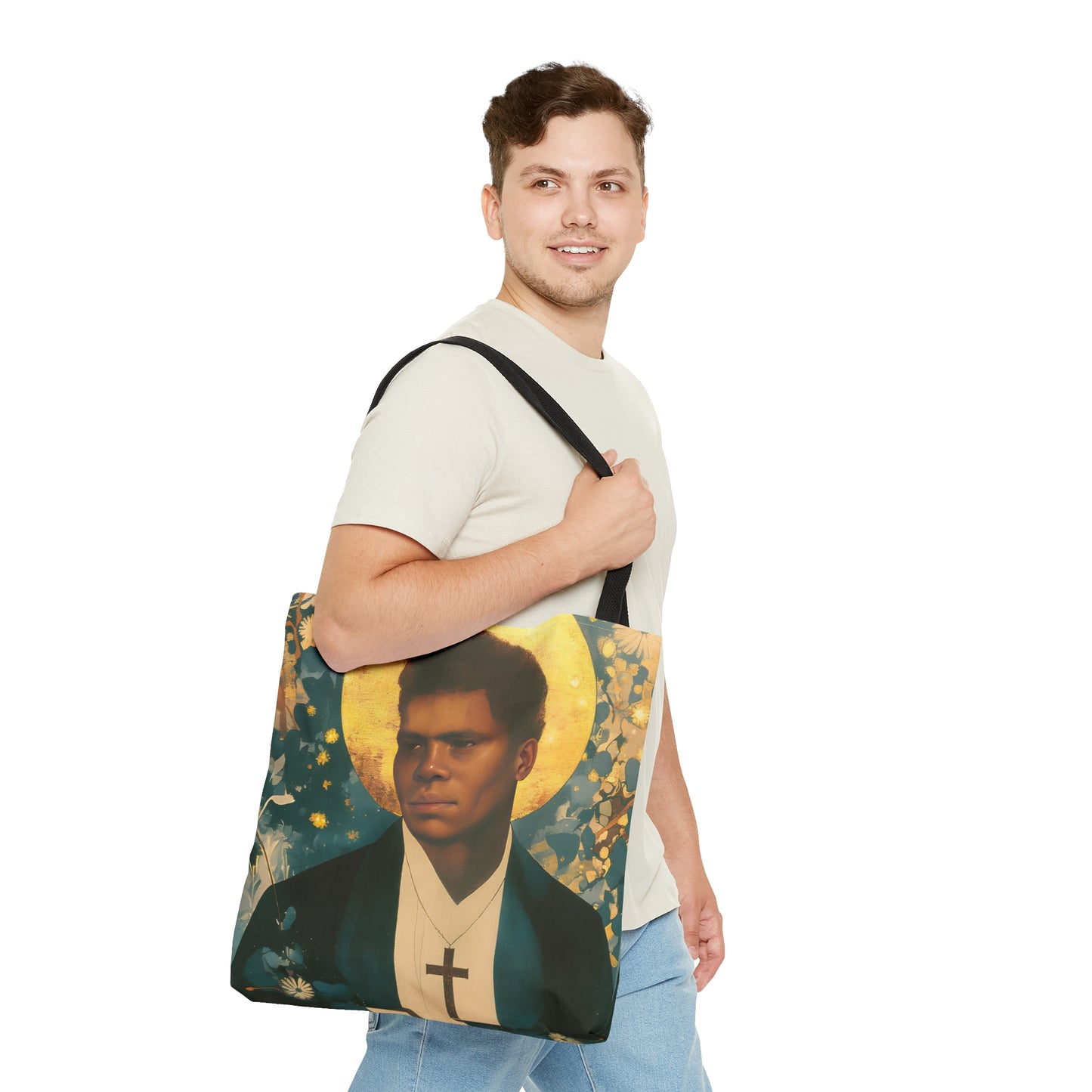 Blessed Peter To Rot Tote Bag - Large Medium Small Faith Art Bag - Catholic Faith Purse - Religious Carry All Reusable Tote Bag