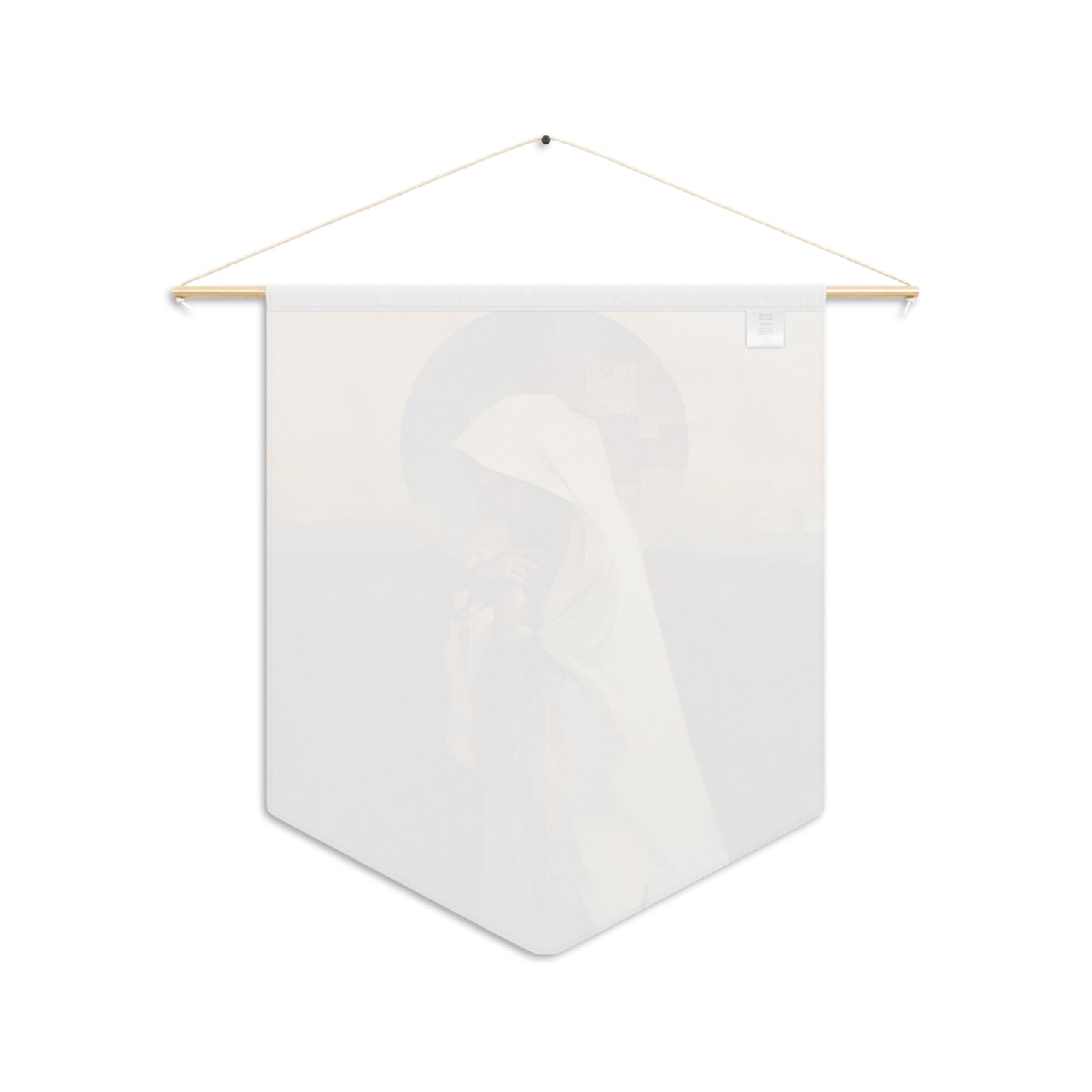 Our Lady of the Prairie Pennant / Banner / Wall Hanging - Prayer room art - 18" x 21" - Catholic - Large Banner