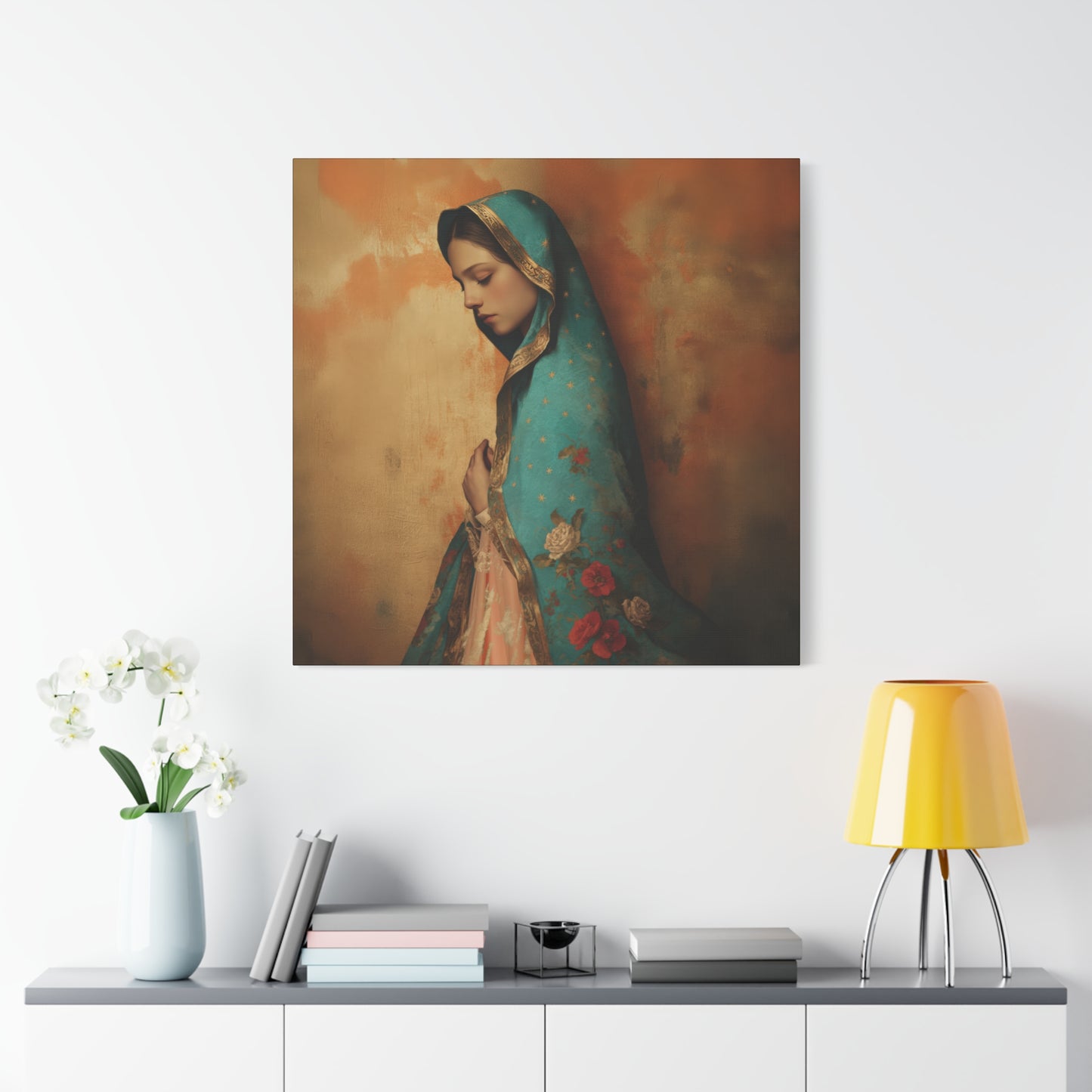 Our Lady of Guadalupe - Gallery Wrapped Canvas - Print - Religious Art for your Home - Catholic Art