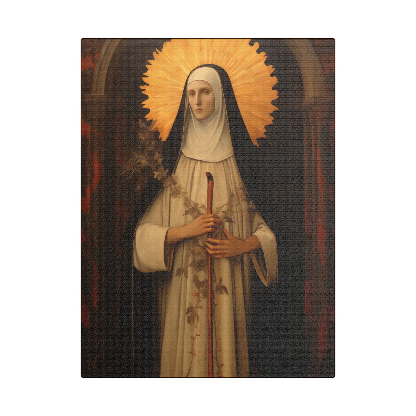 Saint Margaret of Castello - Museum Wrapped Canvas - Sanctified Souls Print - Religious Art for your Home - Blessed Margaret of Castello