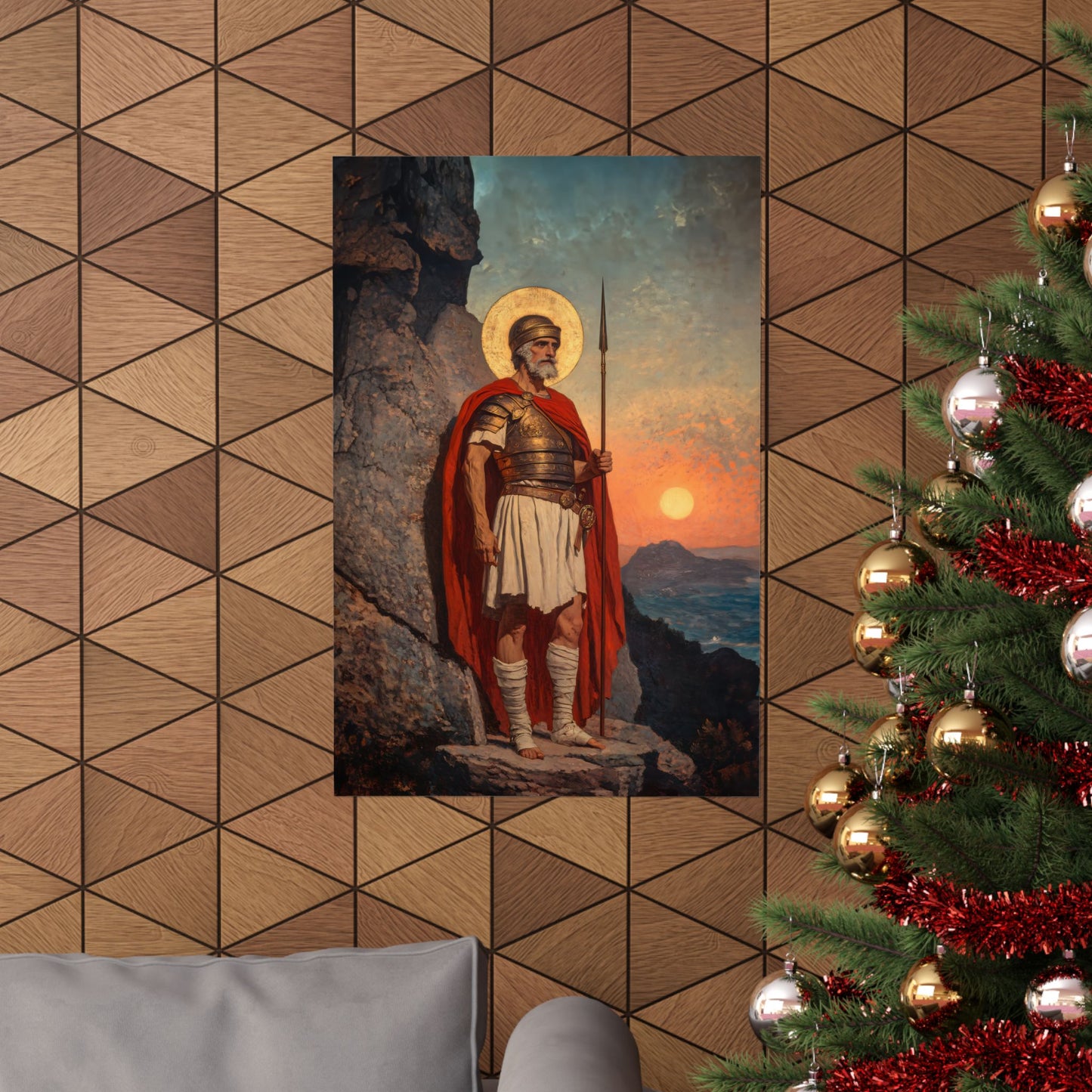 Saint Andrew the Tribune - Sanctified Souls Print - Multiple Sizes - Premium Posters - Catholic Art - Christian Home Decor Artwork
