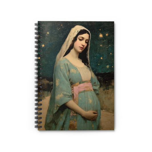 Our Lady of 'O' - Our Lady of Expectation - Mother Mary - Marian Art  - Journal - Sanctified Souls Art - Religious Based Notebook - Spiral