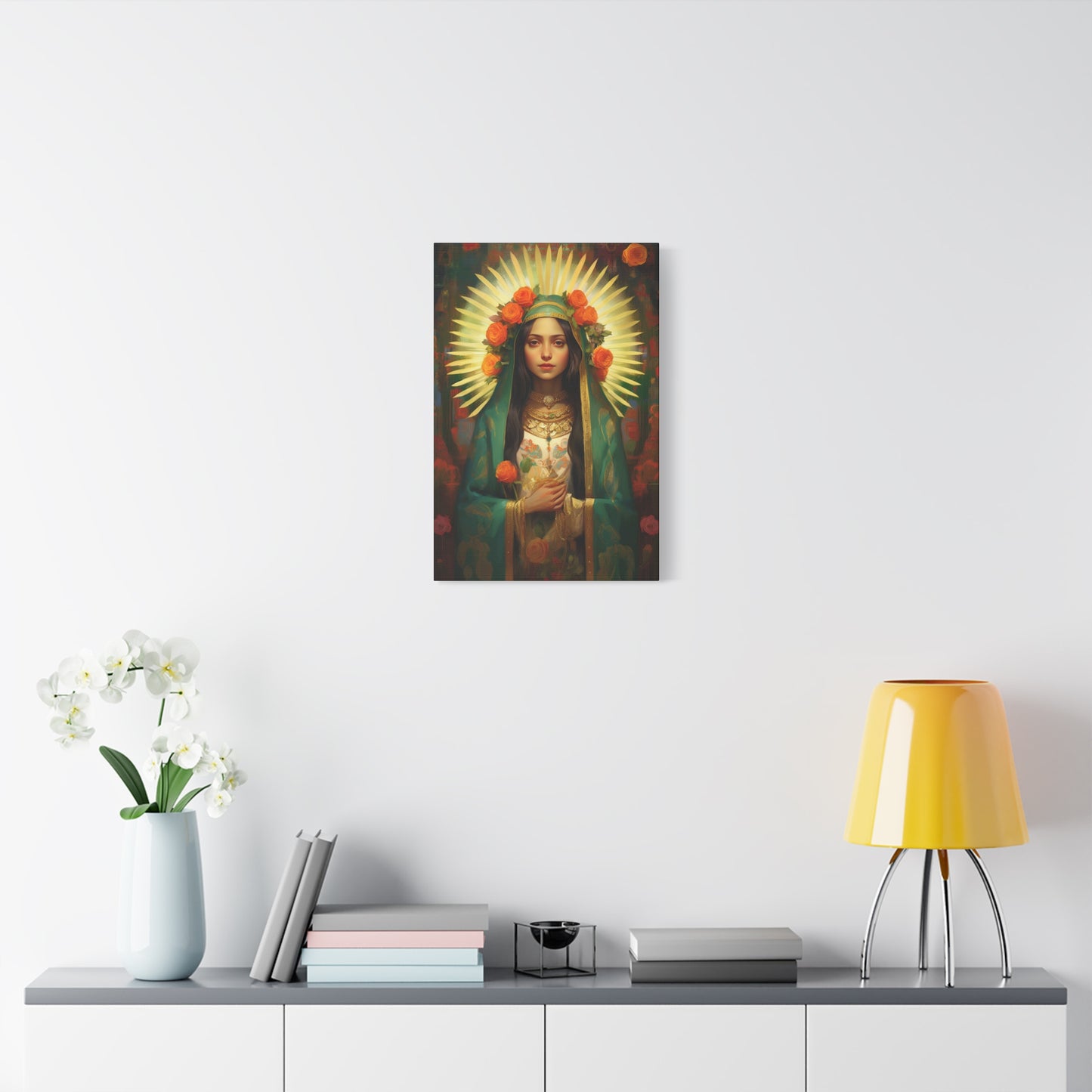 Patroness of Hope Our Lady of Guadalupe Museum Wrapped Canvas Print - Multiple Sizes - Catholic Home art