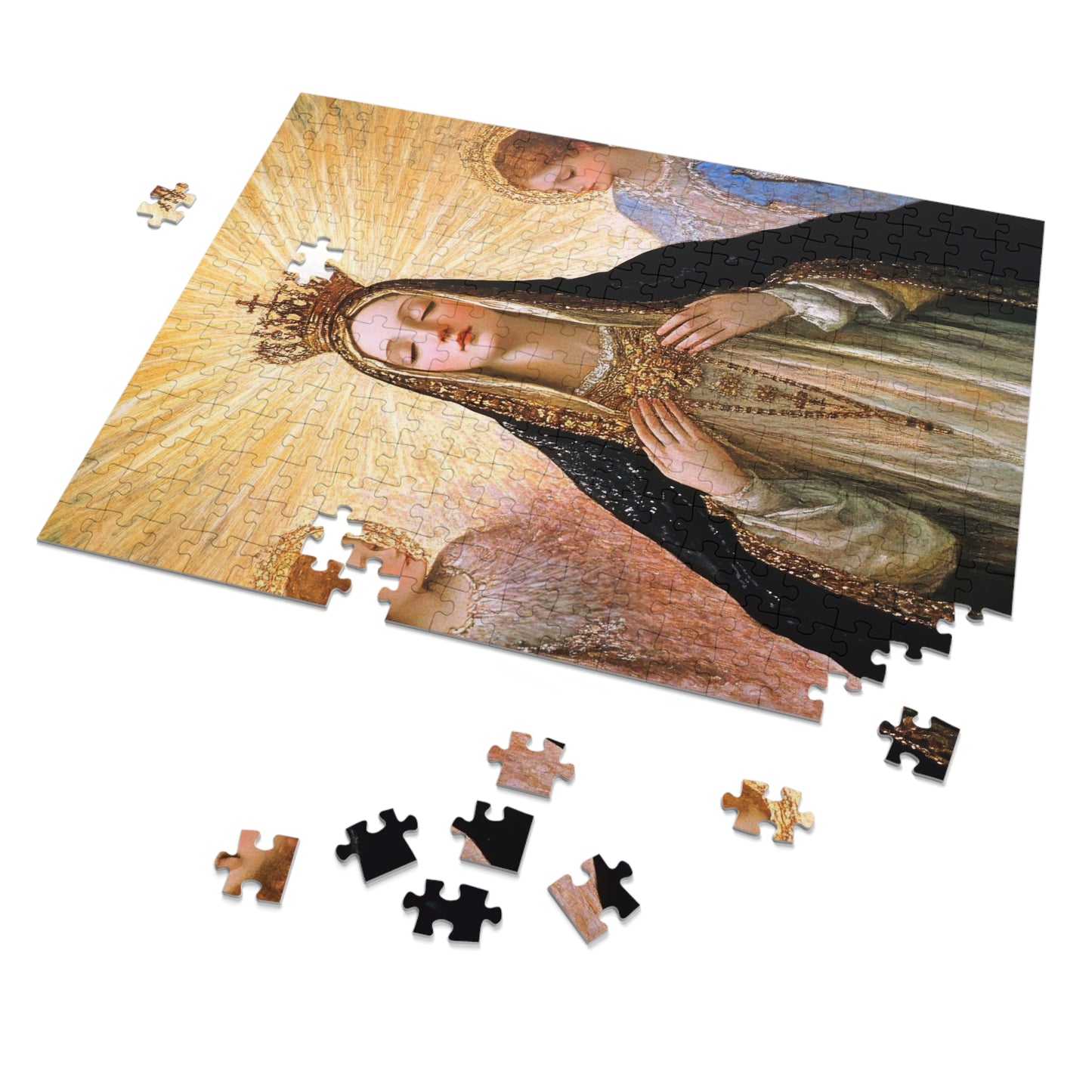 Divine Majesty : The Crowning of the Queen of Heaven - Puzzle and Keepsake Tin - Religious (30, 110, 252, 500,1000) - Religious Puzzle