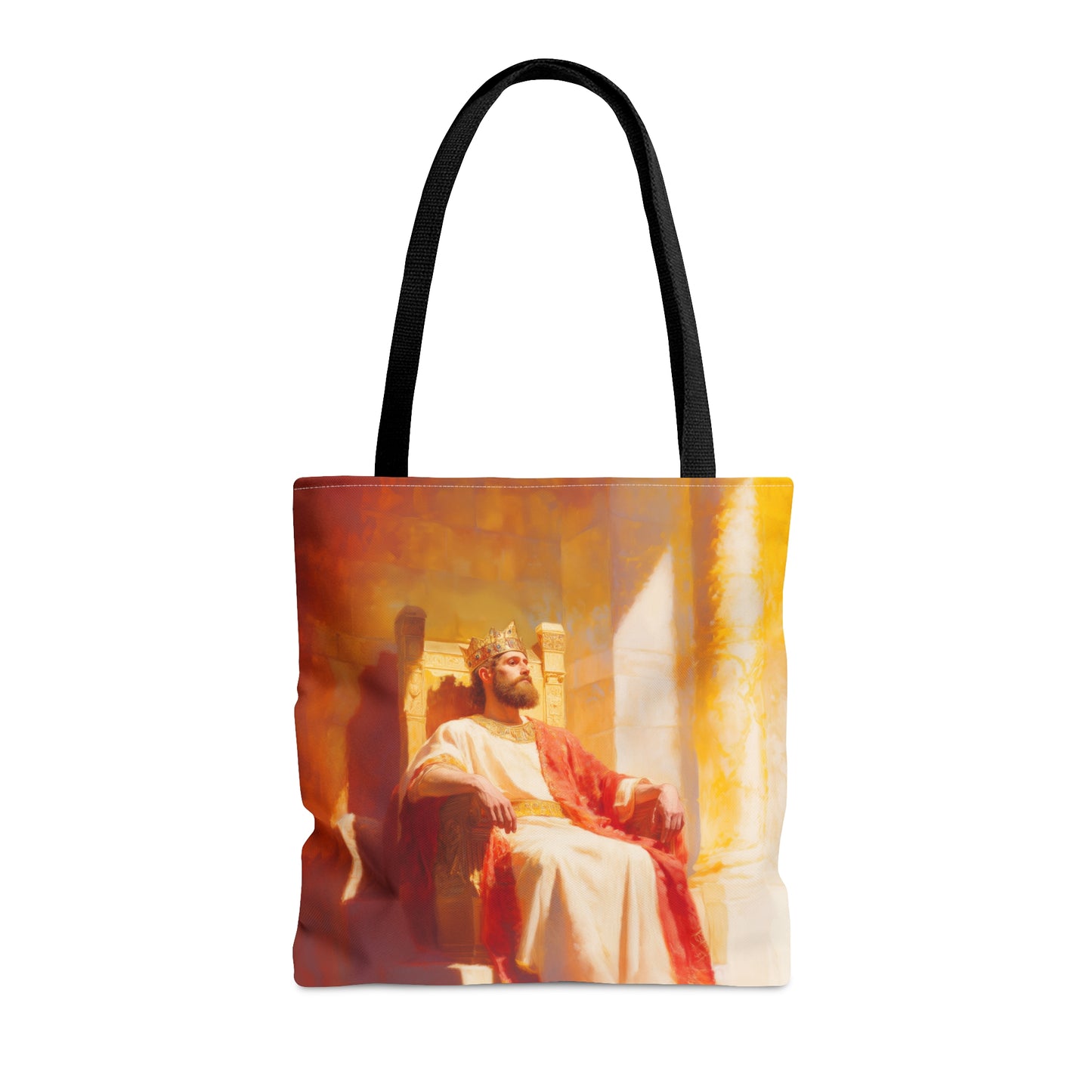 King Solomon: Keeper of God's Understanding - Tote Bag - Large Medium Small Faith Art Bag - Catholic Faith Purse
