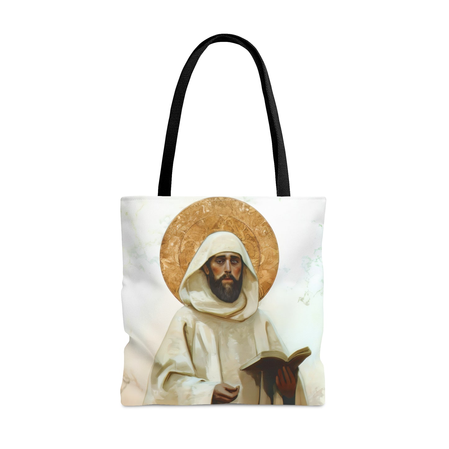Saint William of Vercelli Tote Bag - Large Medium Small Faith Art Bag - Catholic Faith Purse - Religious Carry All Reusable Tote Bag