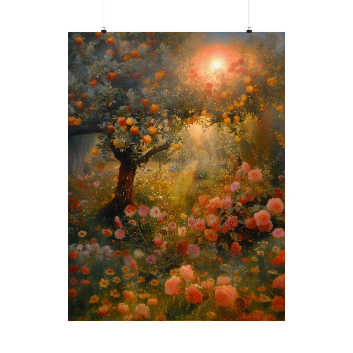 Eden in the Morning of the World - Sanctified Souls Print - Multiple Sizes - Premium Matte Vertical Posters