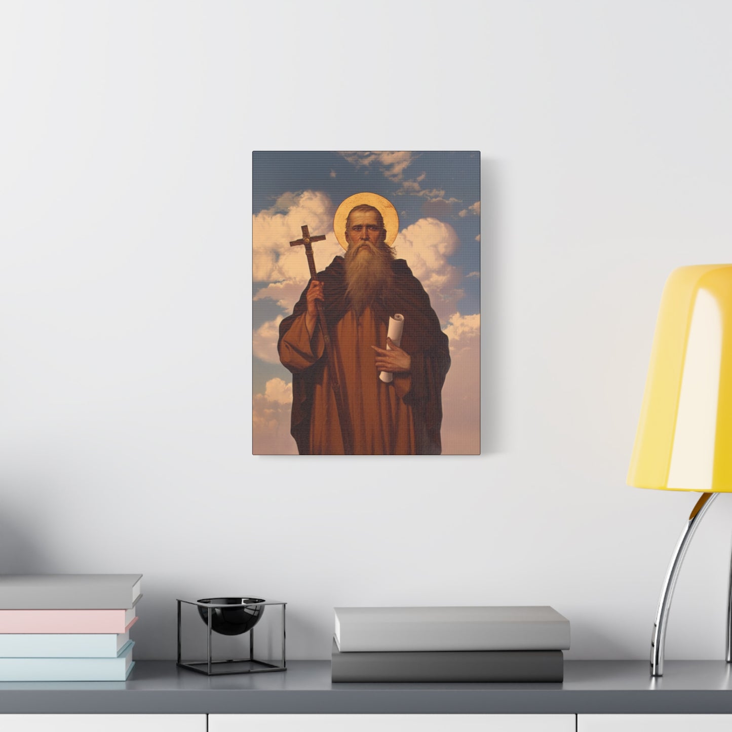 Saint Joannicus the Great / Loannikios of Mount Olympus - Gallery Wrapped Canvas - Print - Religious Art for your Home - Catholic Art Print