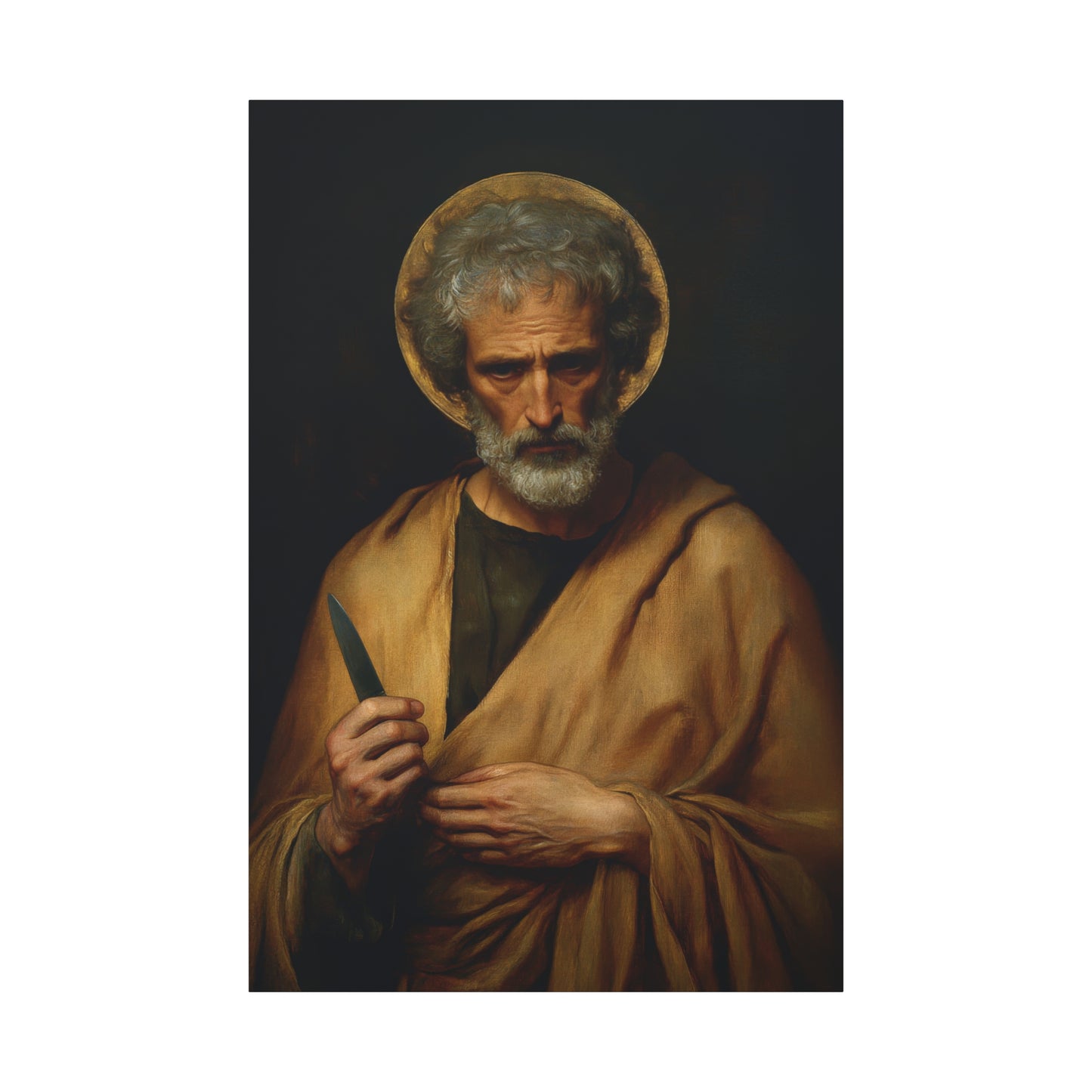 Saint Bartholomew the Apostle  - Gallery Wrapped Canvas - Print - Religious Art for your Home - Catholic
