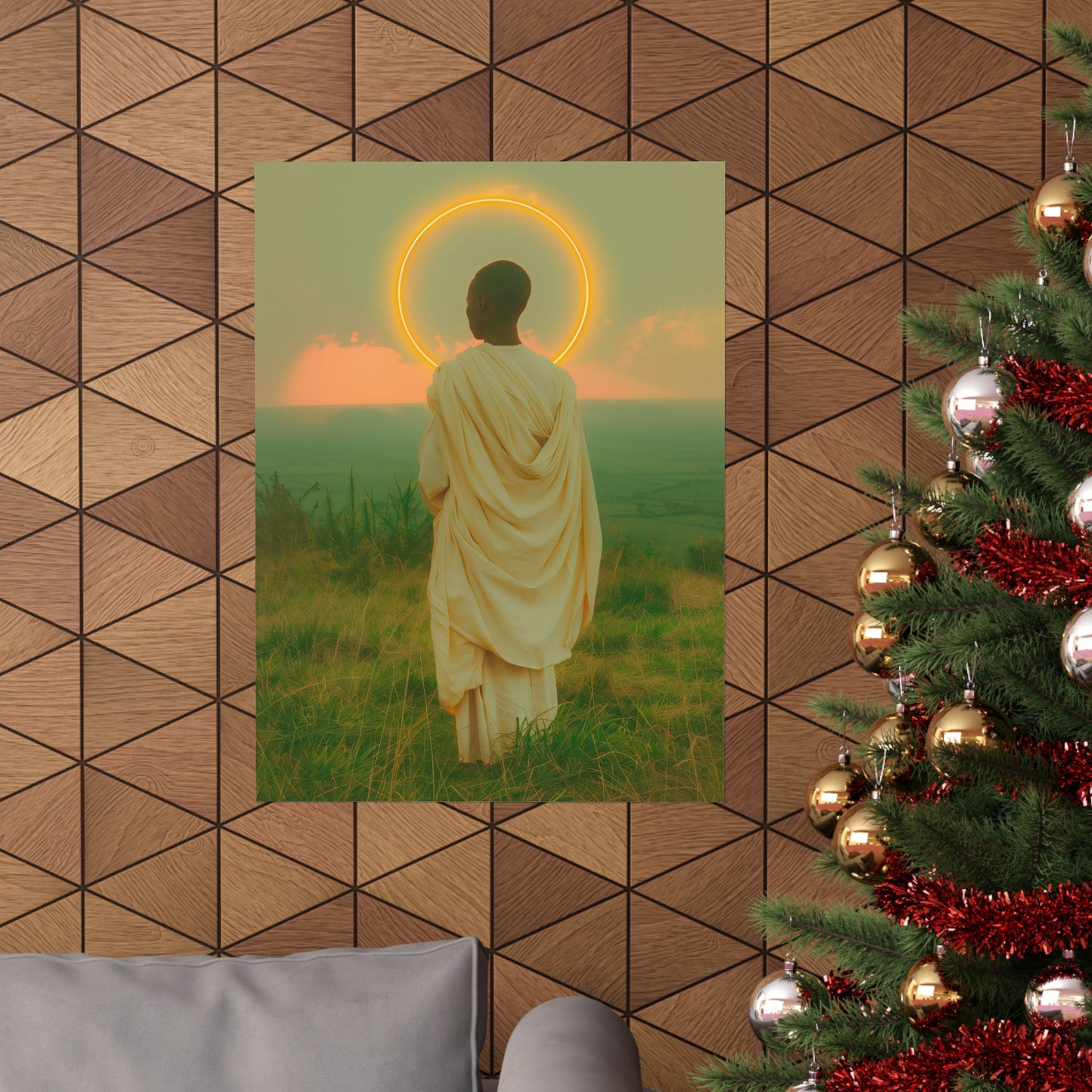 Saint Charles Lwanga- Sanctified Souls Print - Multiple Sizes - Premium Posters - Catholic Art - Christian Home Decor Artwork