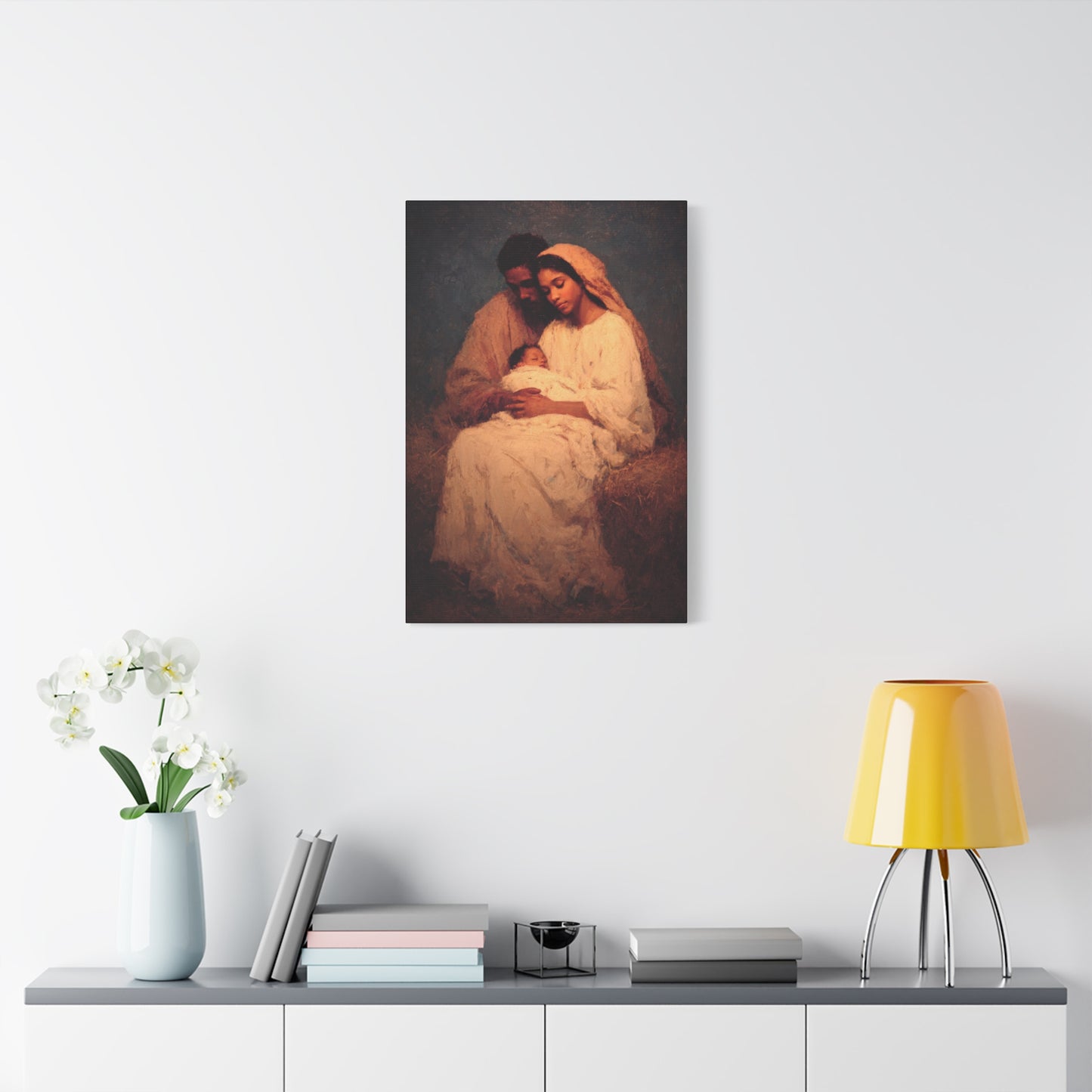 Love Made Visible in the Holy Family - Gallery Wrapped Canvas - Print - Religious Art for your Home - Catholic