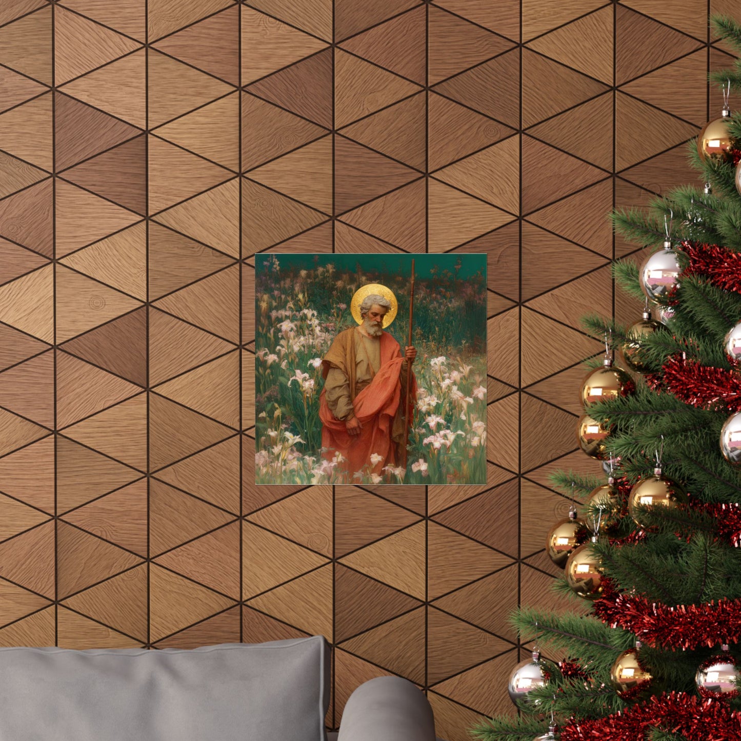 Saint James the Lesser  - Sanctified Souls Print - Multiple Sizes - Premium Posters - Catholic Art - Christian Home Decor Artwork