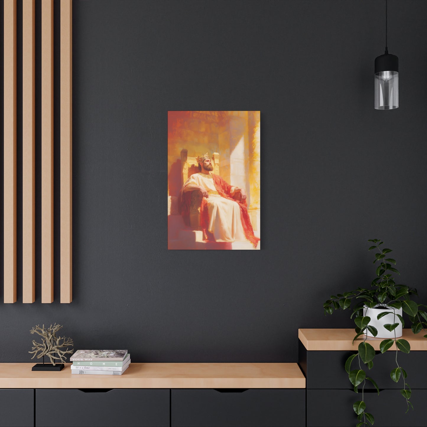 King Solomon: Keeper of God's Understanding - Gallery Wrapped Canvas - Print - Religious Art for your Home - Catholic Art