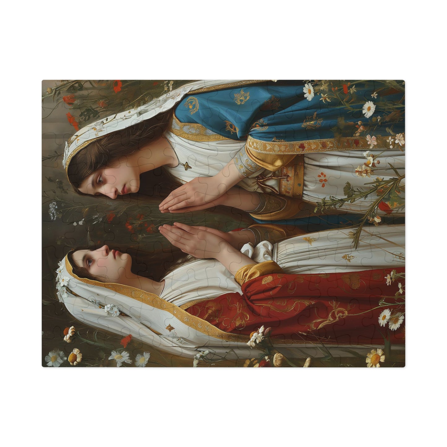 Saints Emiliana and Trasilla - Puzzle and Keepsake Tin - Religious Jigsaw Puzzle (30, 110, 252, 500,1000-Piece) - Religious Puzzle
