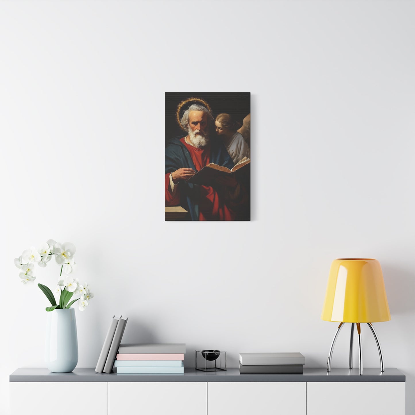 Saint Matthew the Apostle - Gallery Wrapped Canvas - Print - Religious Art for your Home - Catholic