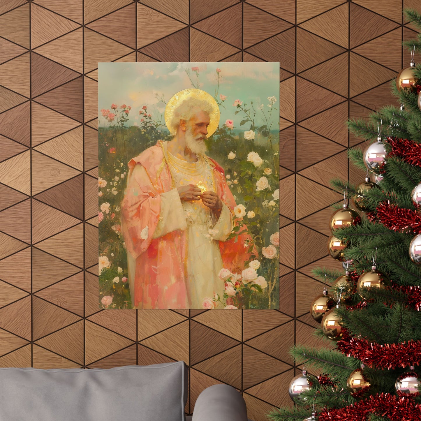 Saint Valentine -  Catholic Art - Multiple Sizes - Premium Posters - Catholic Art - Christian Home - Catholic Saint Art